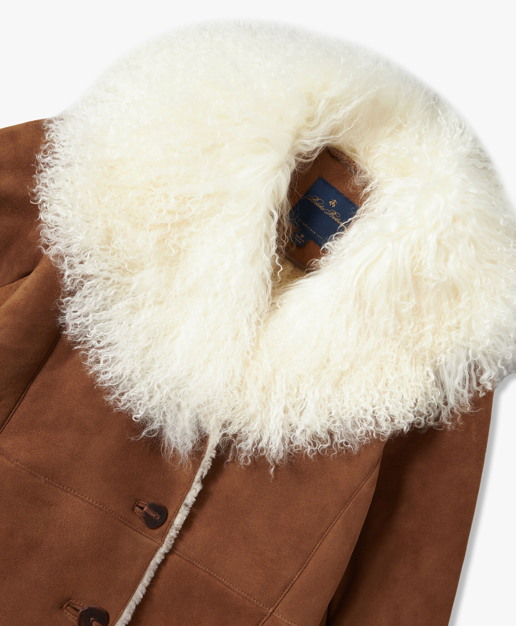 Tan Cotton Coat in Tan for Women Brooks Brothers UK