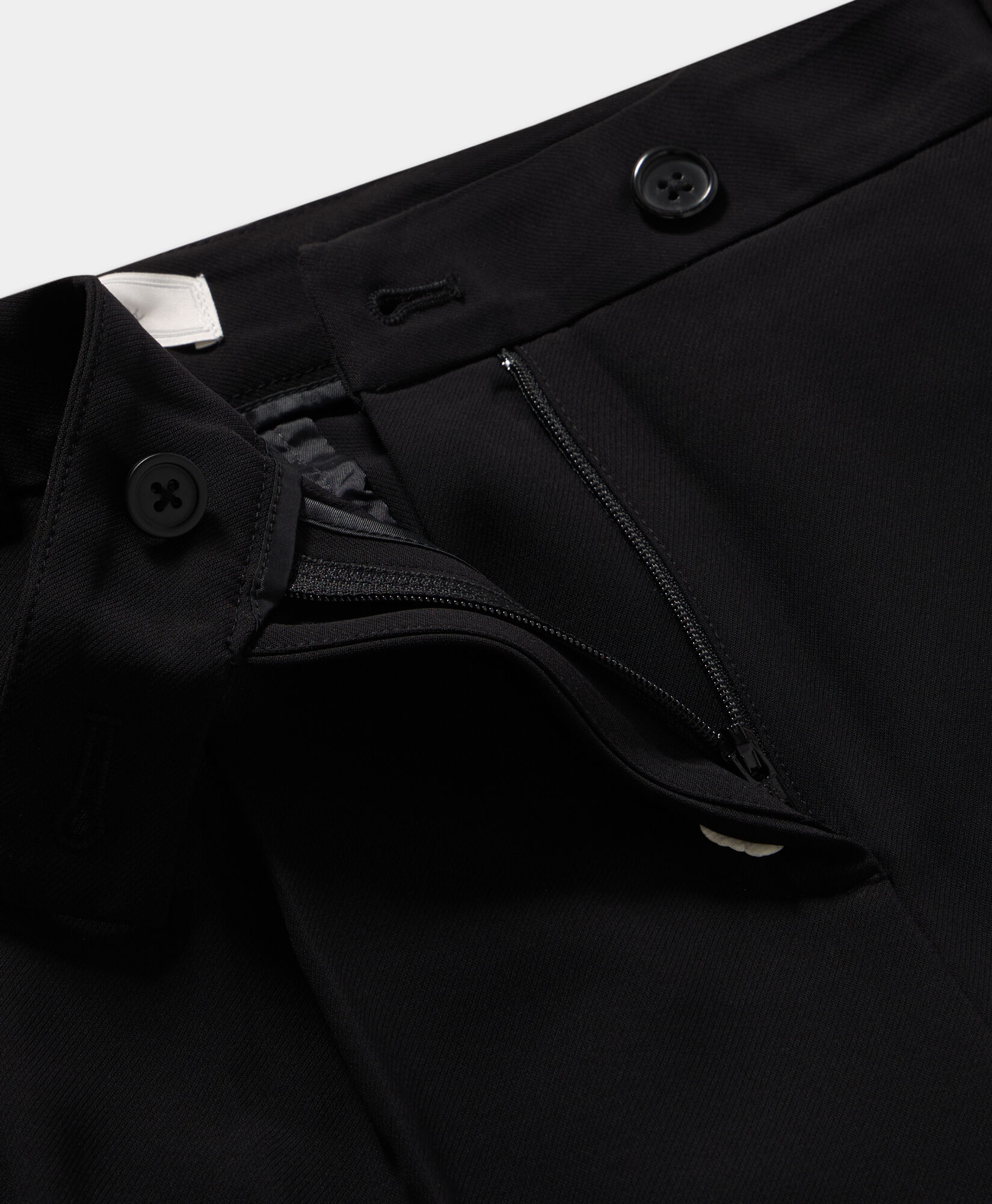 Brooks Brothers Cropped Hose mit geradem Bein aus feinem Twill-Cr&ecirc;pe Kaviar 1000102800US100217202