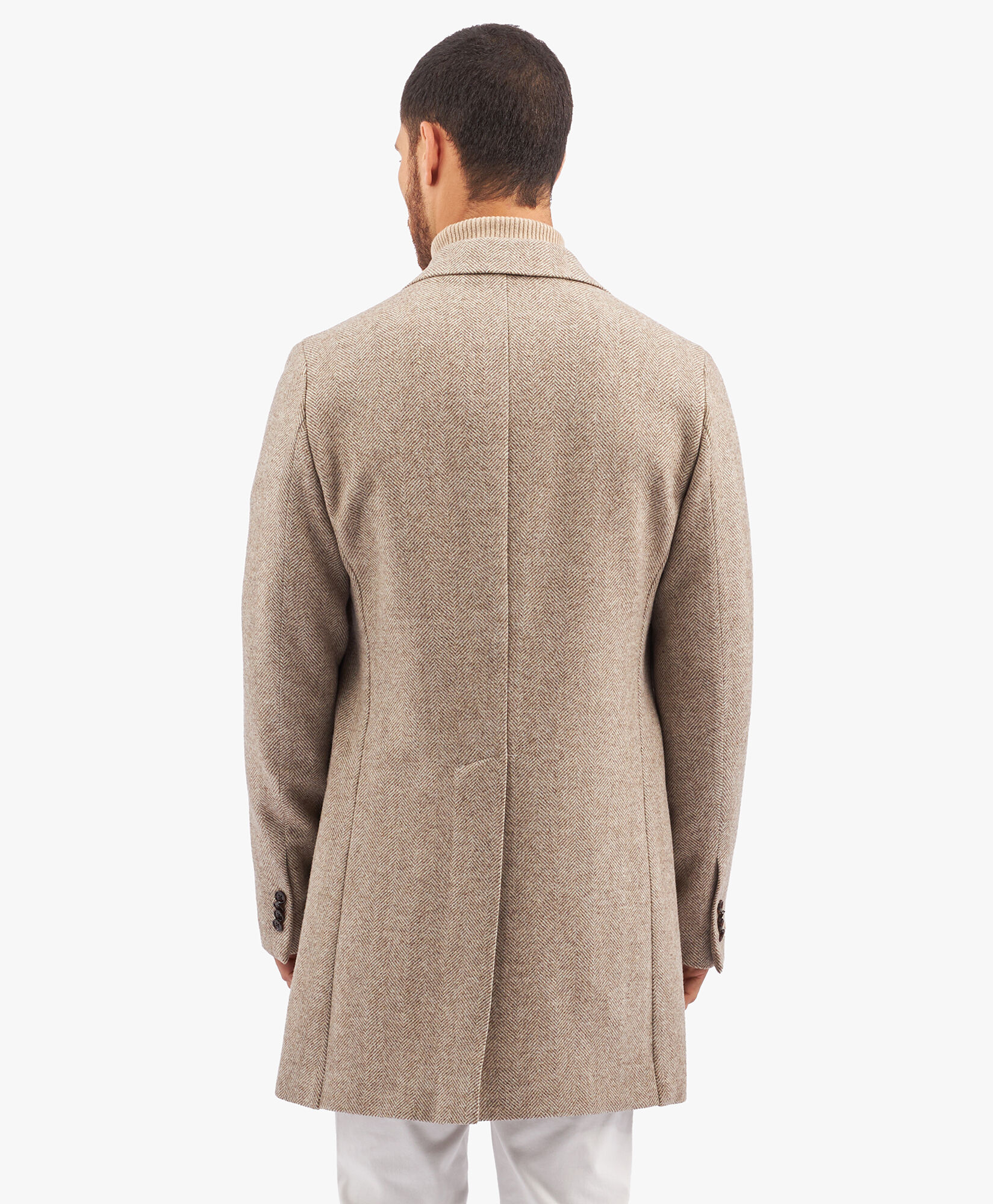 Manteau en tweed discount homme