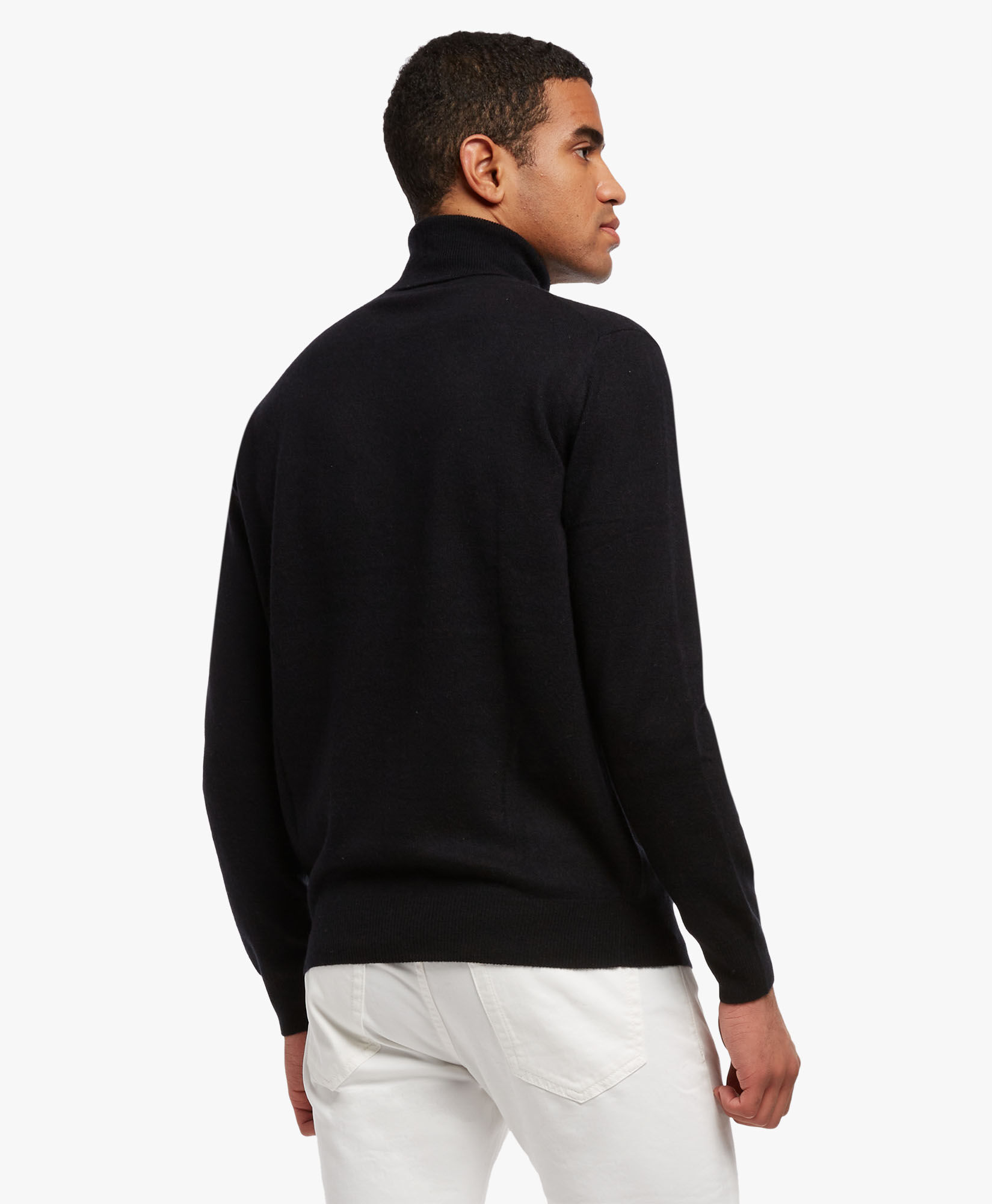Black Cashmere Turtleneck Sweater in Black Brooks Brothers EU