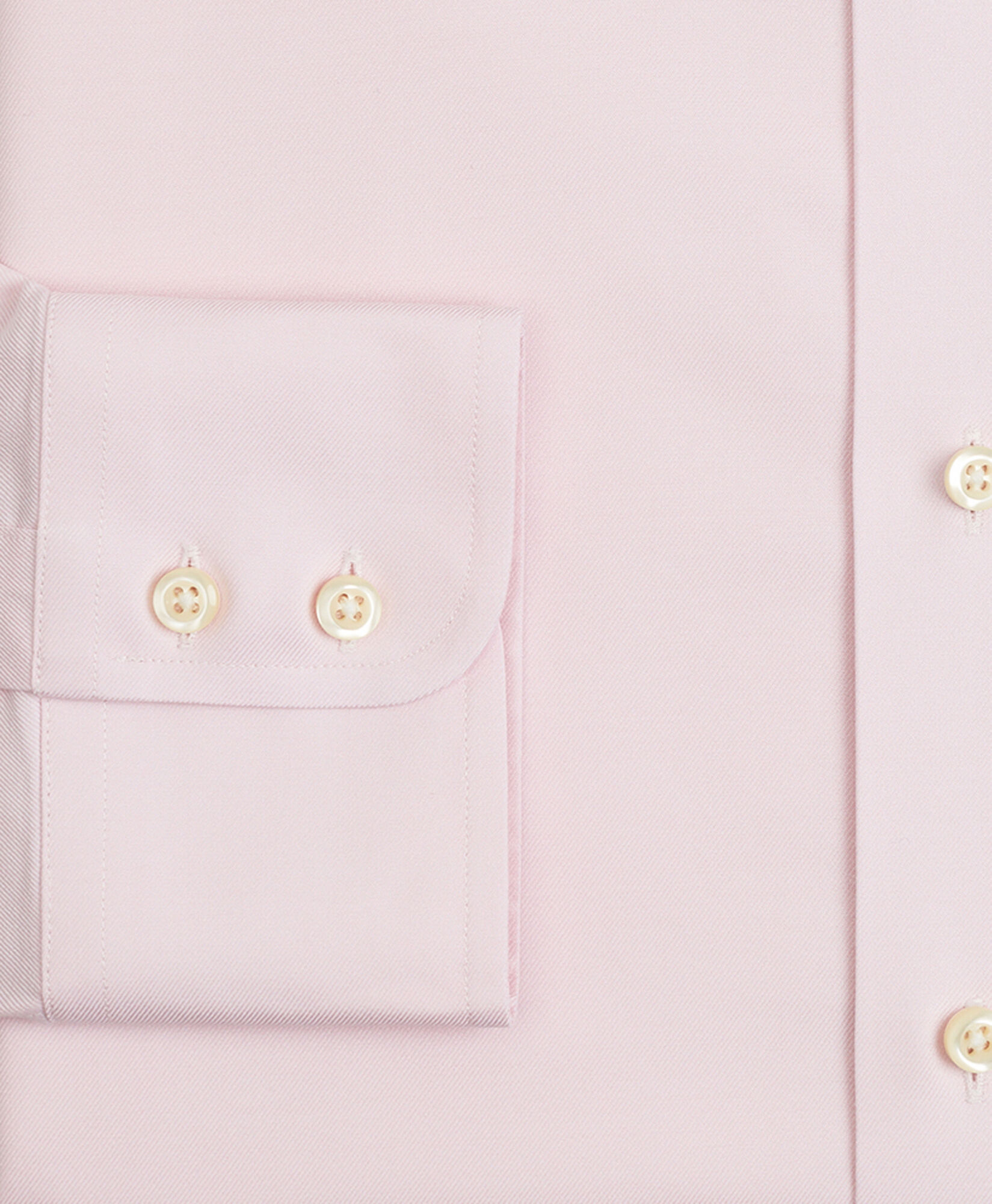 Brooks Brothers Pink Slim Fit Stretch Supima Cotton Non-Iron Twill Dress Shirt with  Button-Down Collar Pink 1000096432US100201343