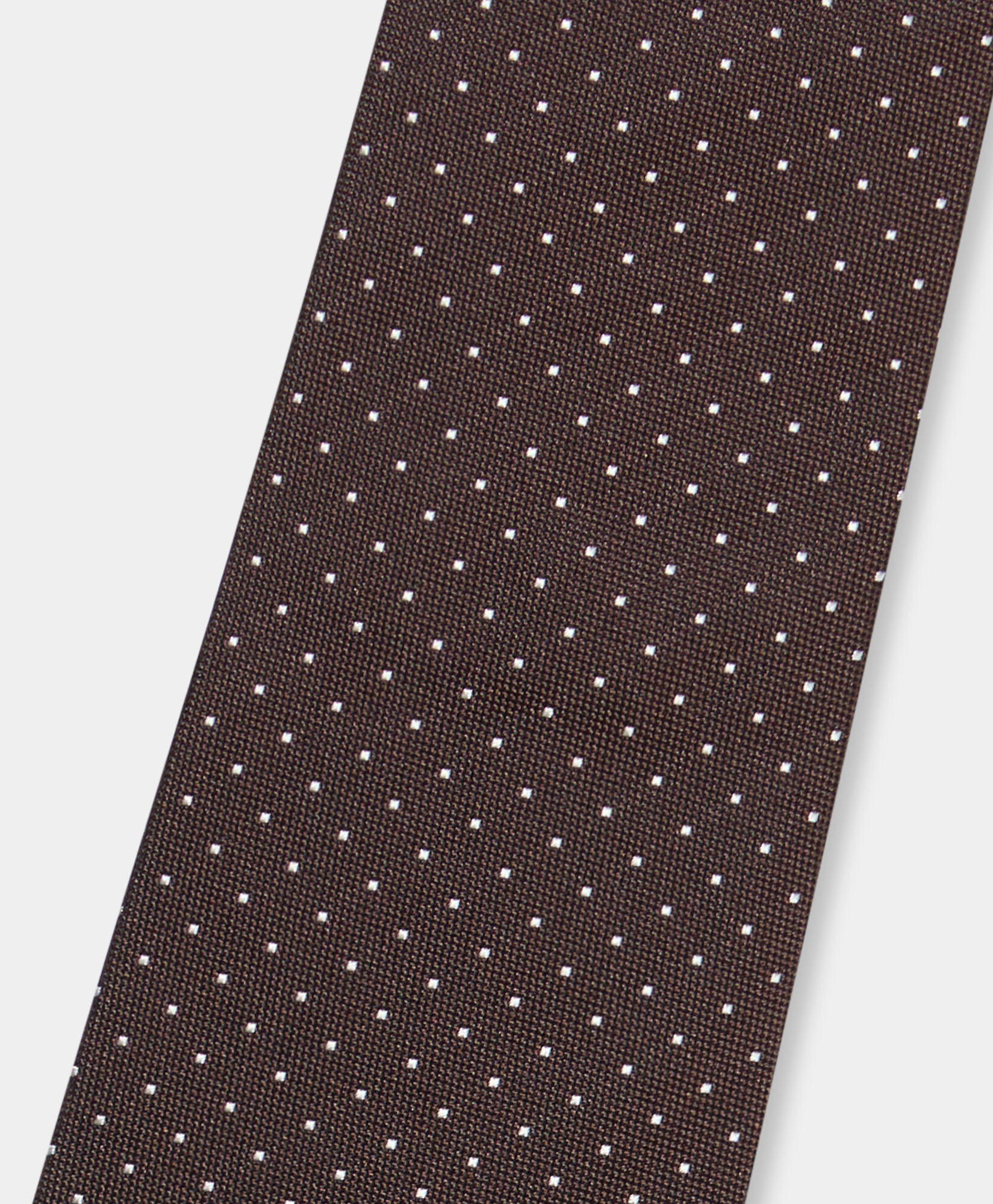 Brooks Brothers Polka Dot Silk Tie Brown ACNEK119SEPSE001BRWNF001