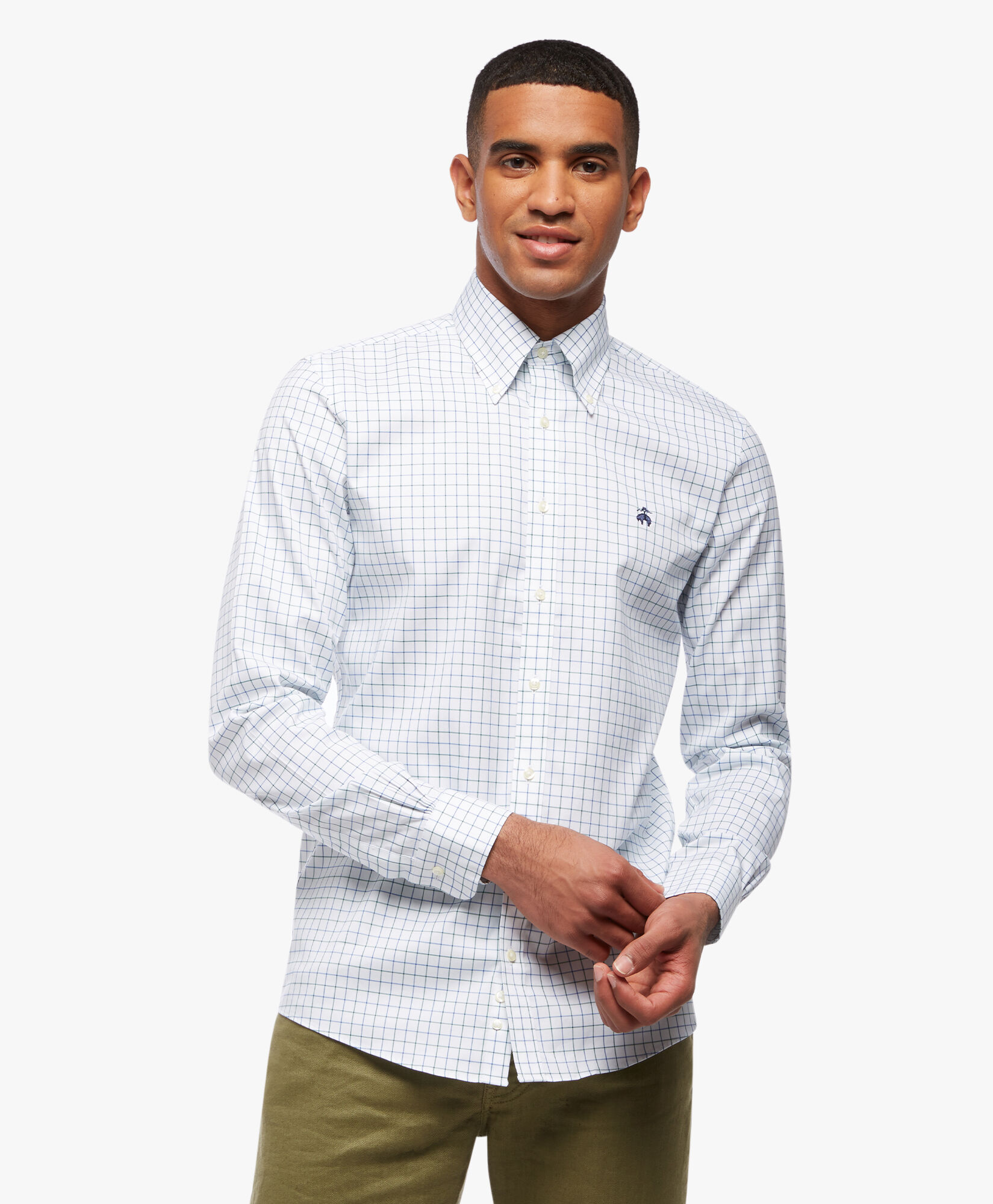 Brooks brothers slim fit dress sales shirts