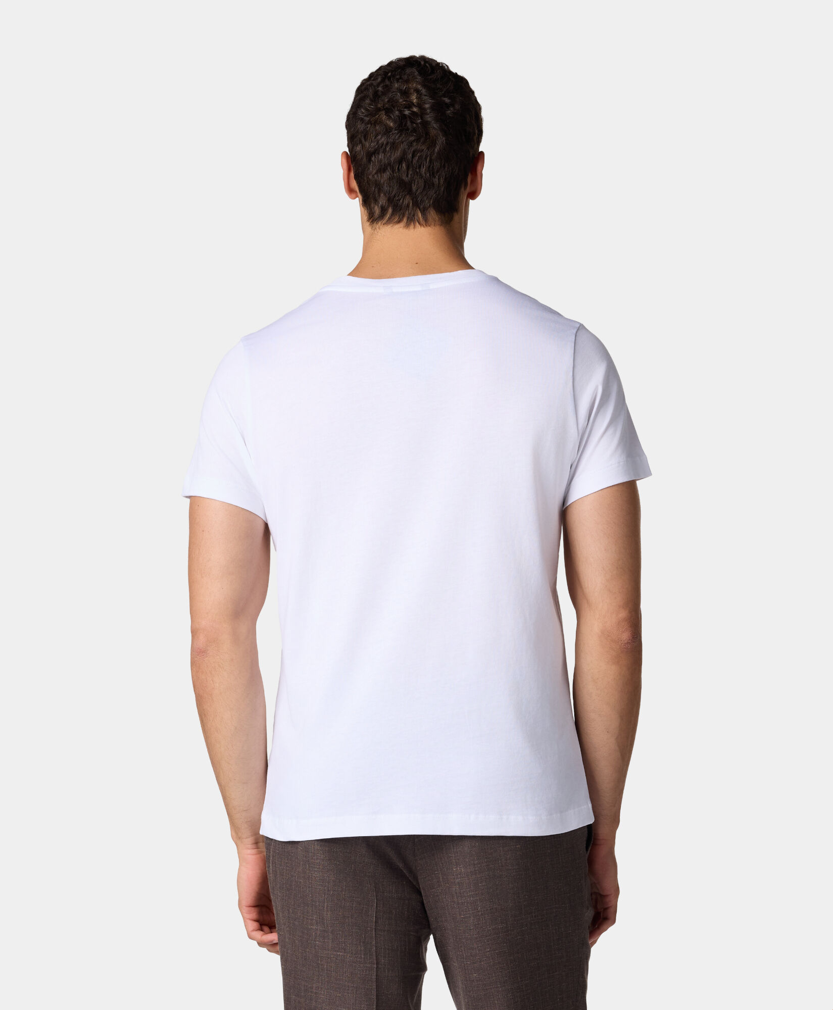 Brooks Brothers Cotton Pocket T-Shirt White KNTSH009COPCO001WHITP001