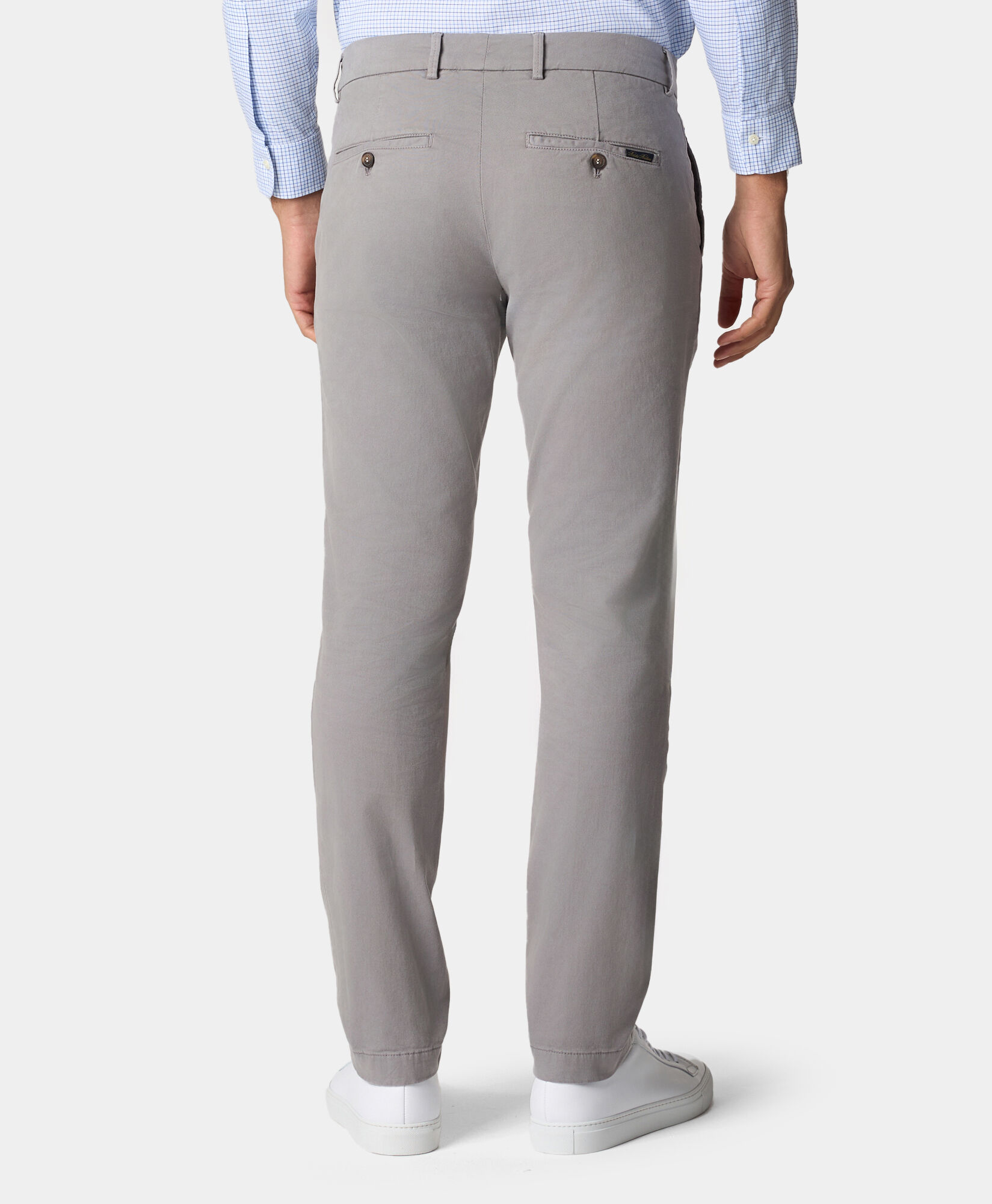 Slim fit cotton chinos in Grey for Men Brooks Brothers UK