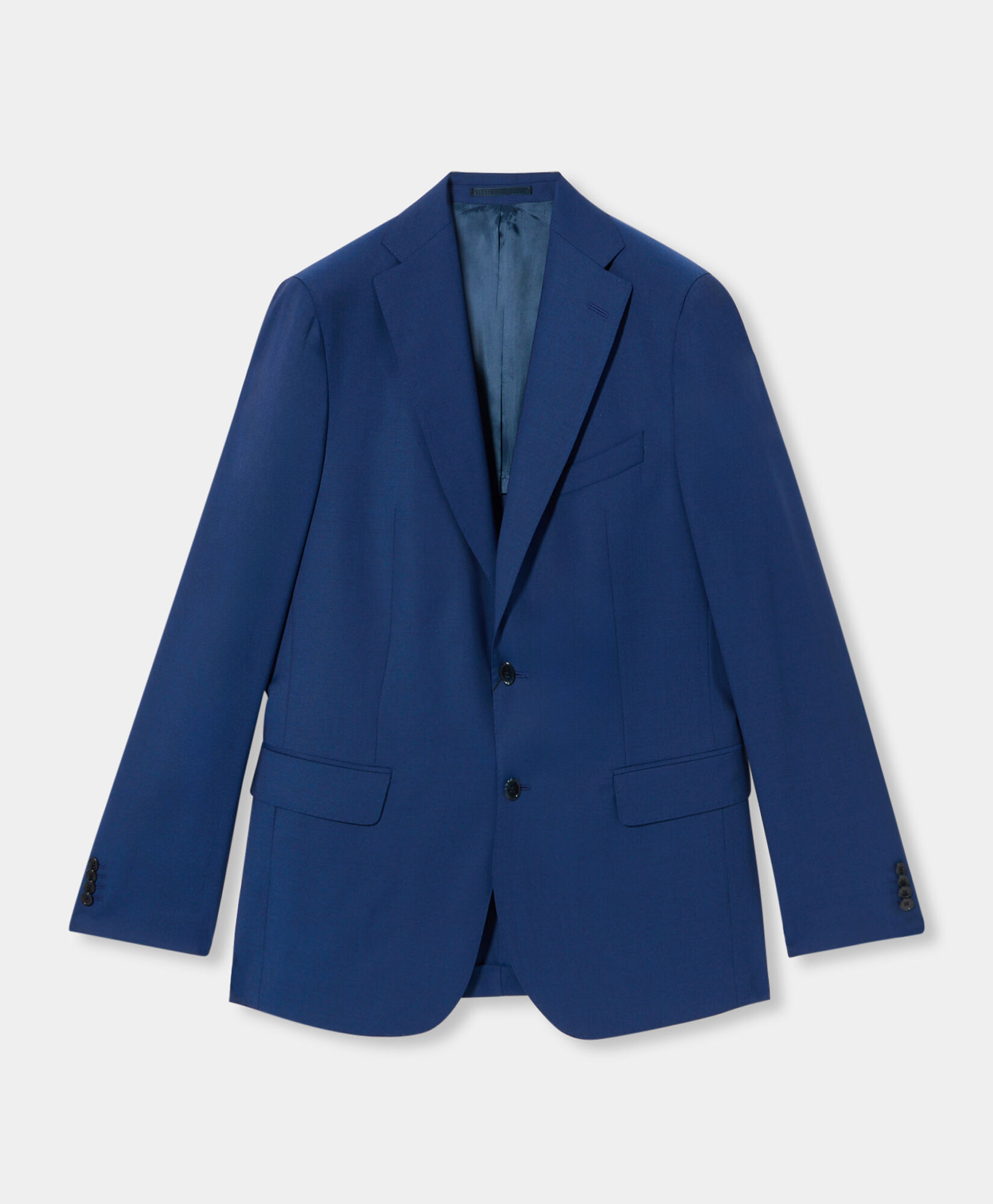 Brooks Brothers Blazer en Laine Vierge Bleu royal JKREG068WVPWV003RBLUP001