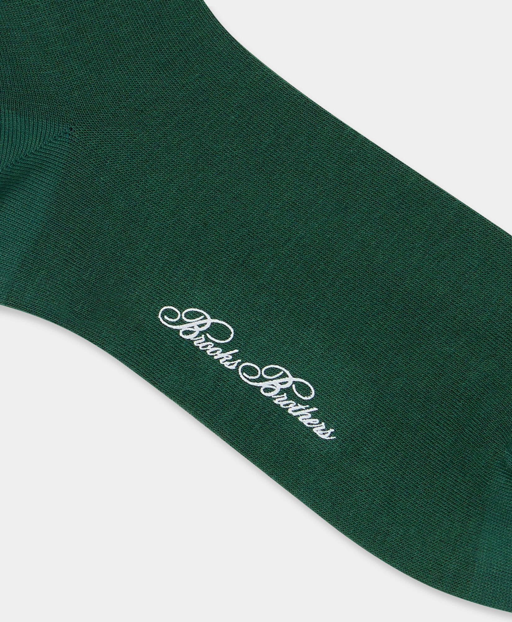 Brooks Brothers Mid-Calf Cotton Socks Green MXAC90003KN10255006P