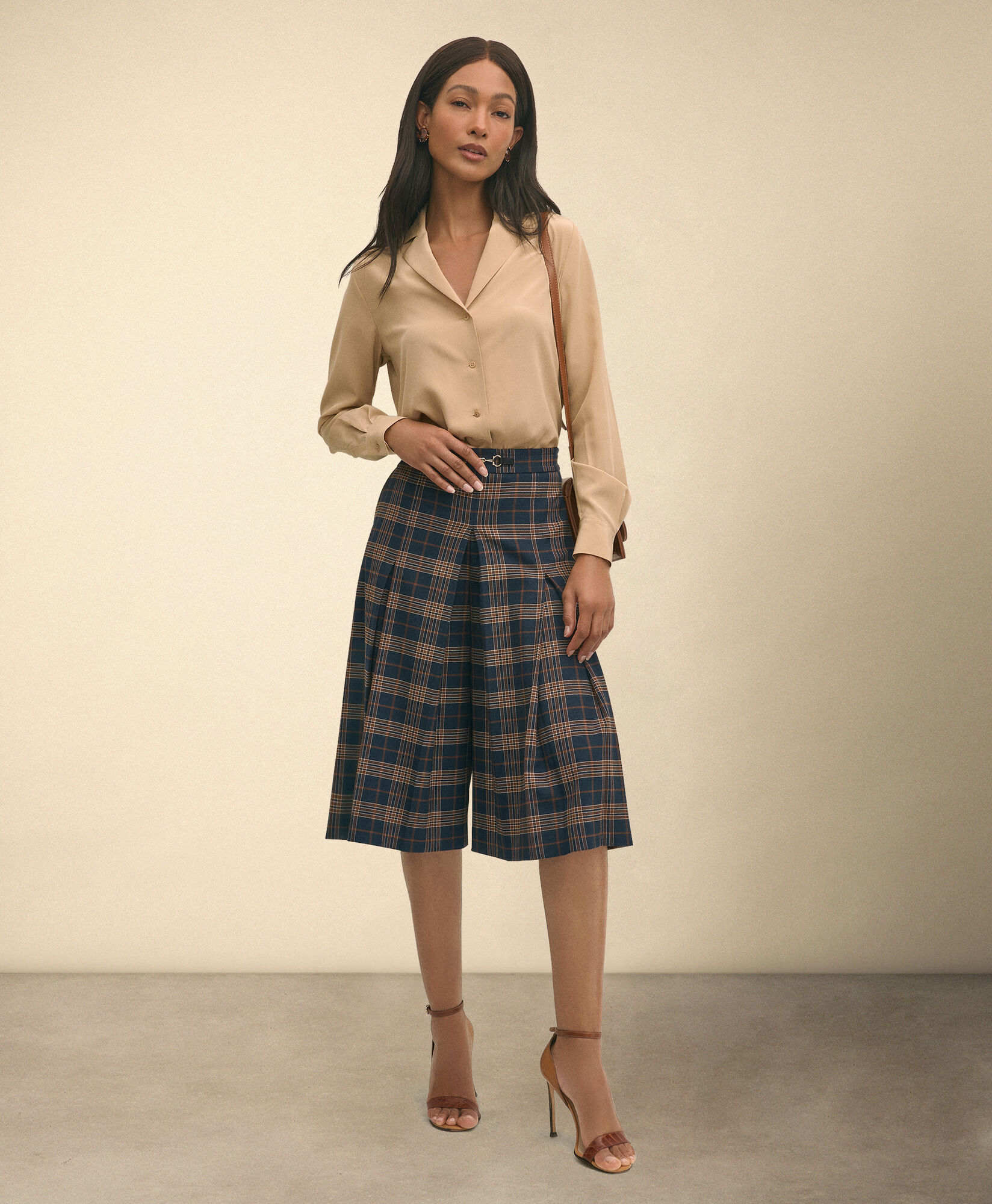 Brooks Brothers Crepe Silk Blouse Incense 1000104909US100224906