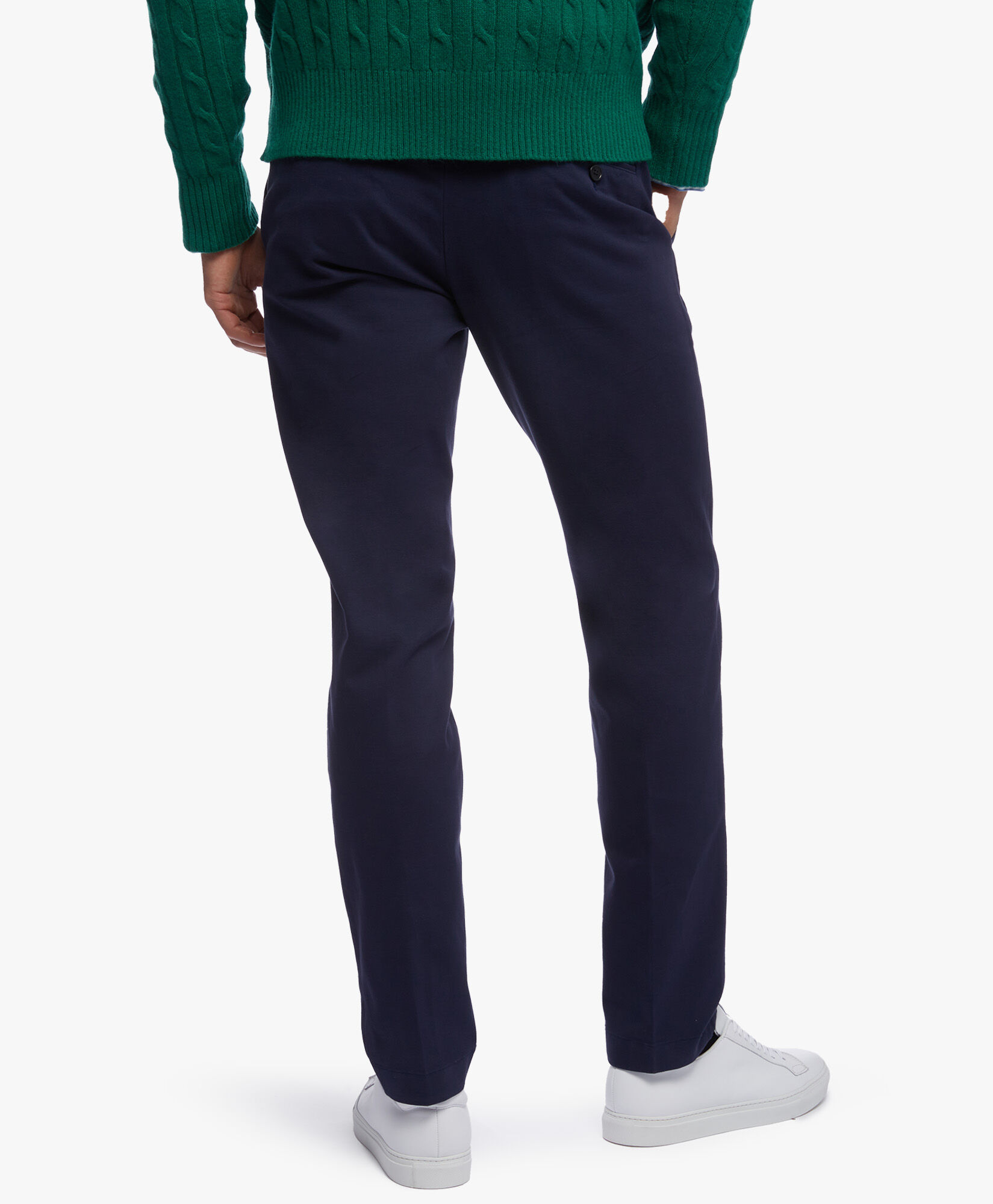 Soho Extra slim Fit Cotton Twill Stretch Chinos in Navy for Men Brooks Brothers EU