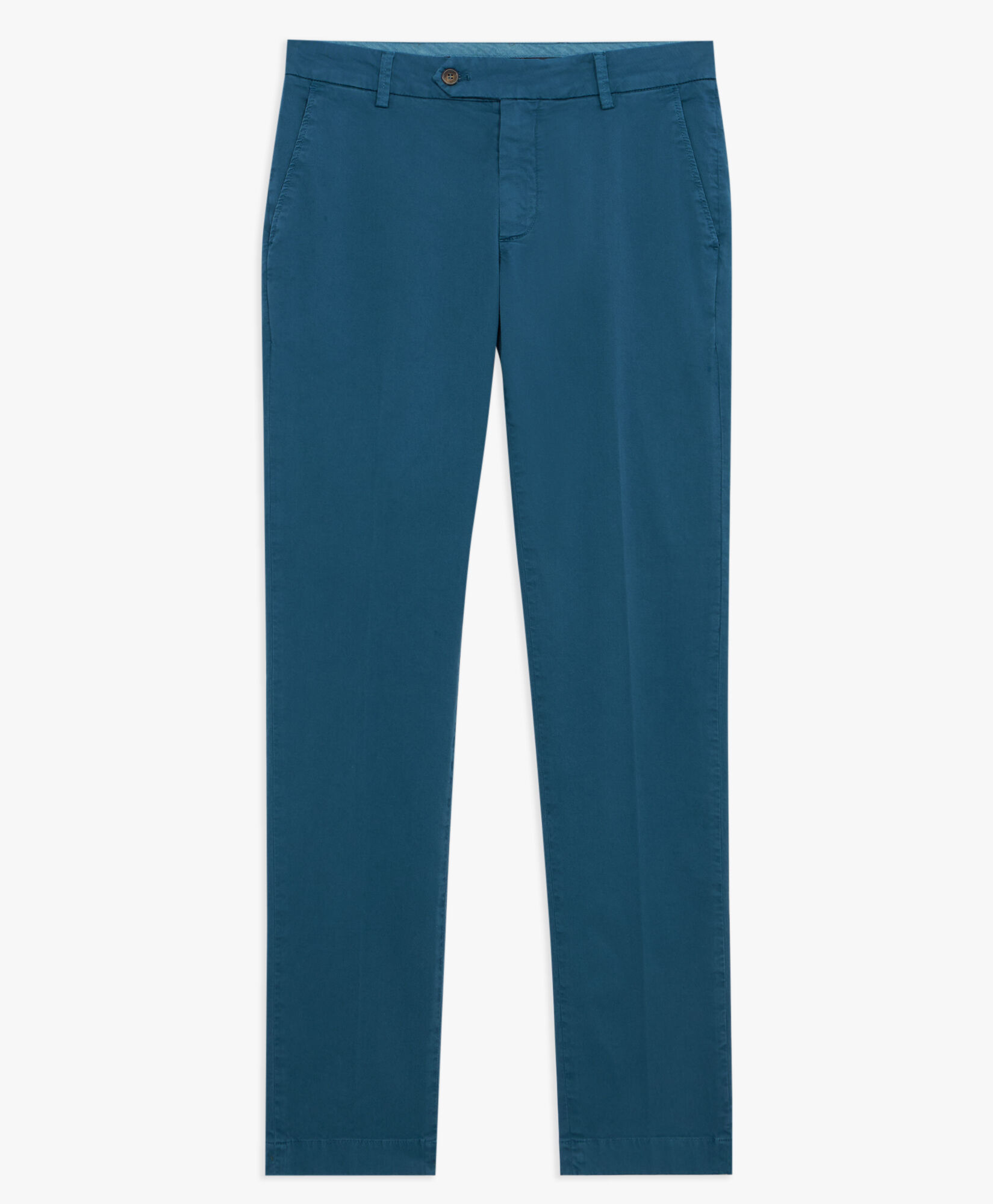 Brooks Brothers Teal Stretch Cotton Chinos Teal CPCHI026COBSP002TEALP001