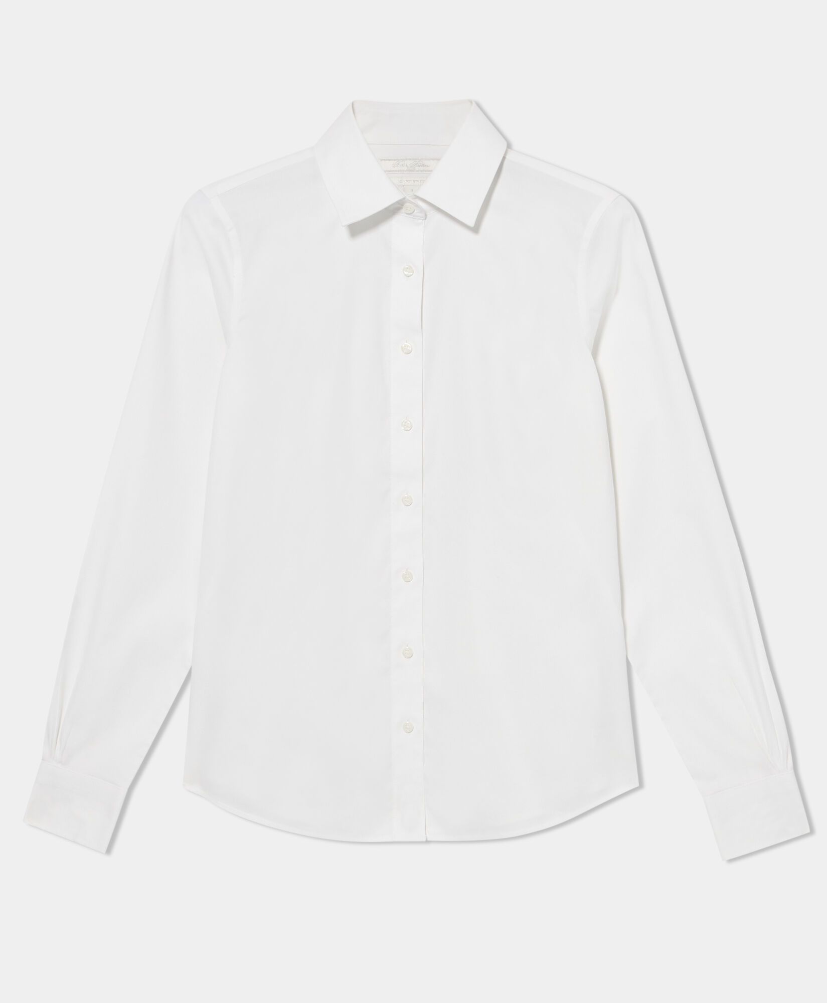 Brooks Brothers Fitted Non-Iron Oxford Pinpoint Supima Shirt with Forward Point Collar White 1000102822US100217235