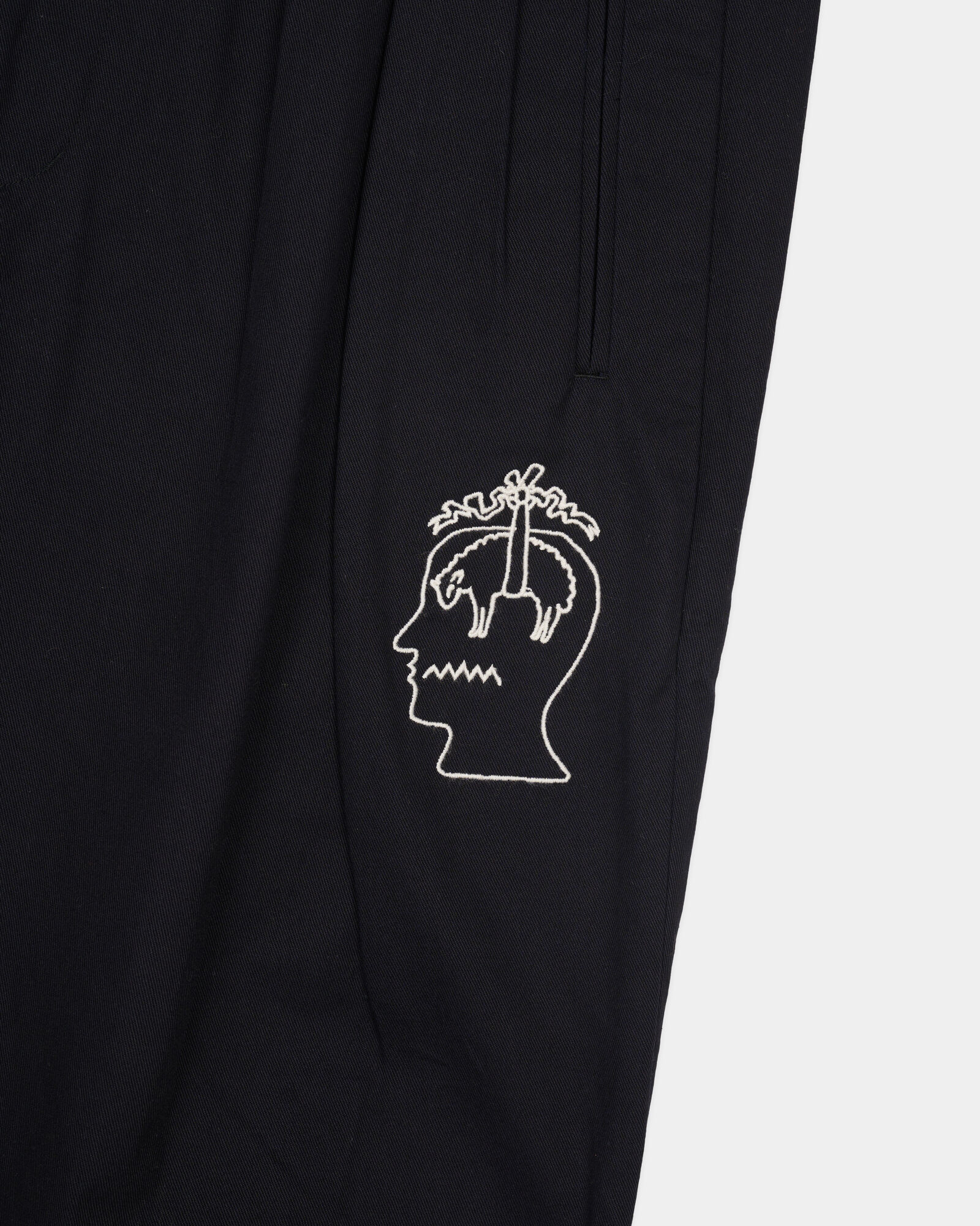 Brooks Brothers Brain Dead x Brooks Brothers California Pleated Chino Black BDS24B13004207BK01