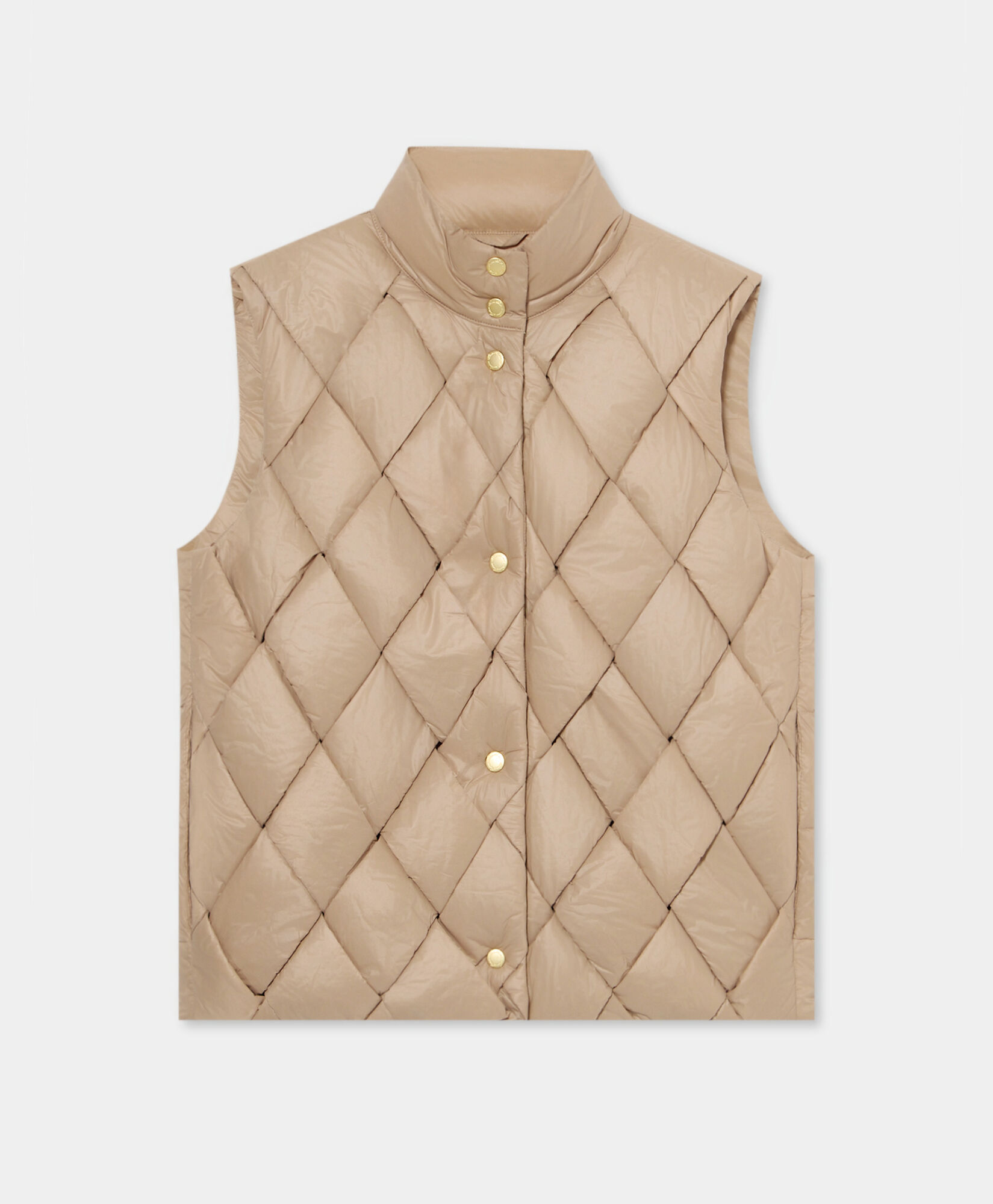 Brooks Brothers 3D Padded Vest Taupe COVES008PAPPA001TAUPE001