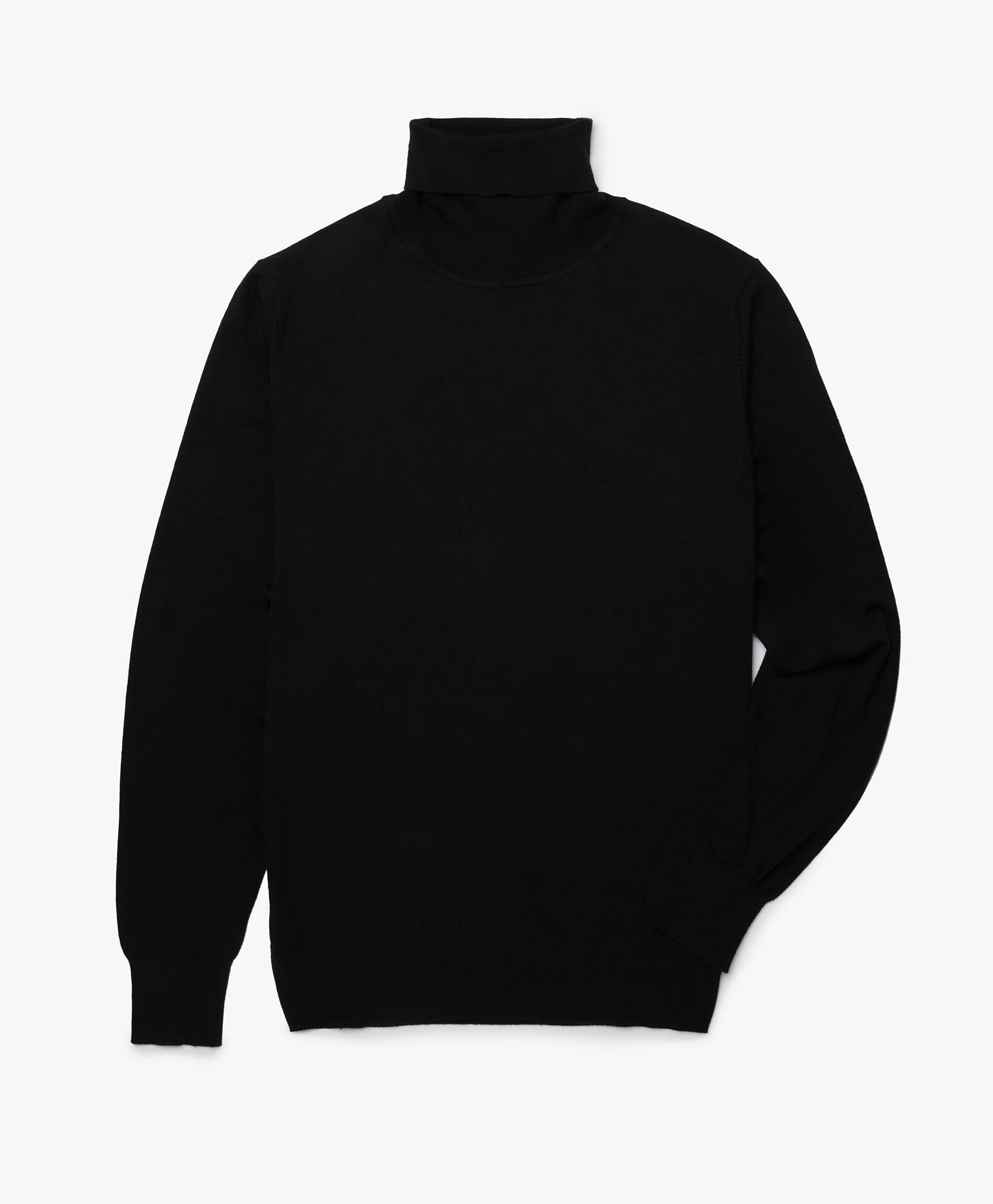 Merino Wool Turtle Neck in Black for Men Brooks Brothers UK