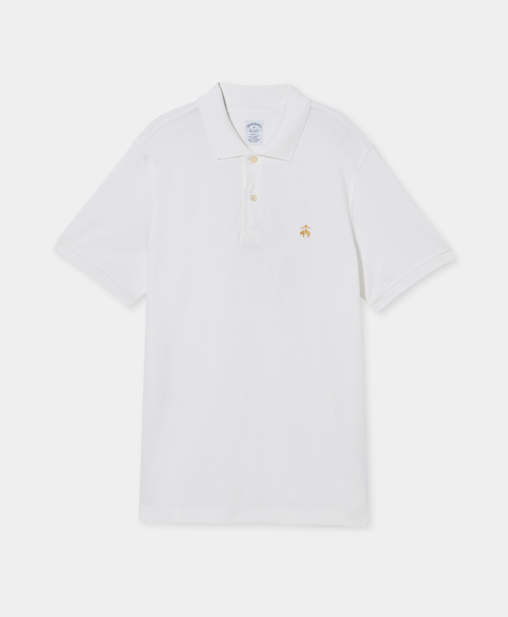 Brooks Brothers Golden Fleece Supima Cotton Polo White 1000085167US100174371