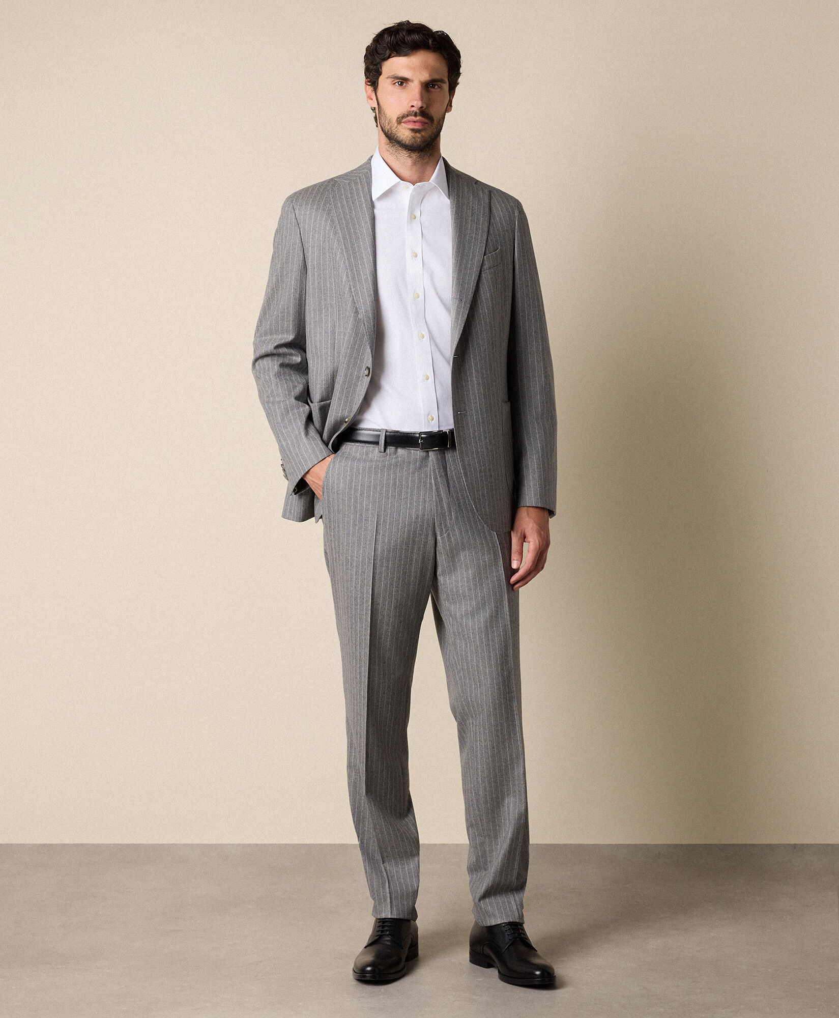 Brooks Brothers Slim Fit Non-Iron Oxford Pinpoint Shirt with Ainsley Collar White 1000105646US100223963