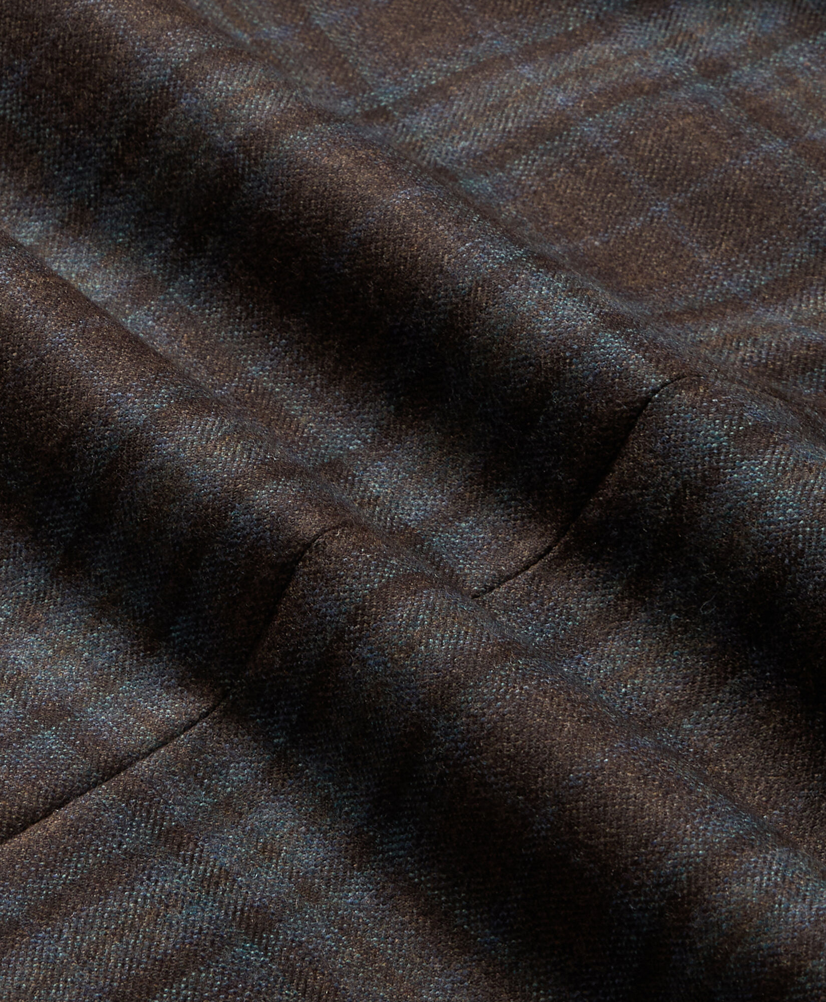 Brooks Brothers Checked Virgin Wool Blazer Brown JKREG099WVPWV003BRWNF001