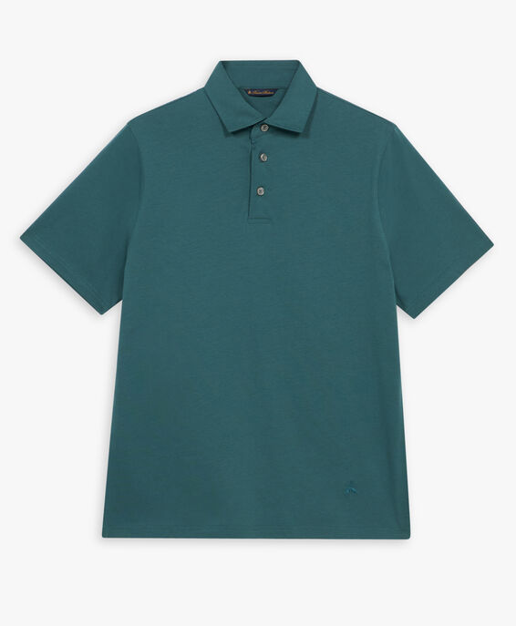 Brooks Brothers Grünes Poloshirt aus Baumwolle Grün JEPOL001COPCO001GREEP002