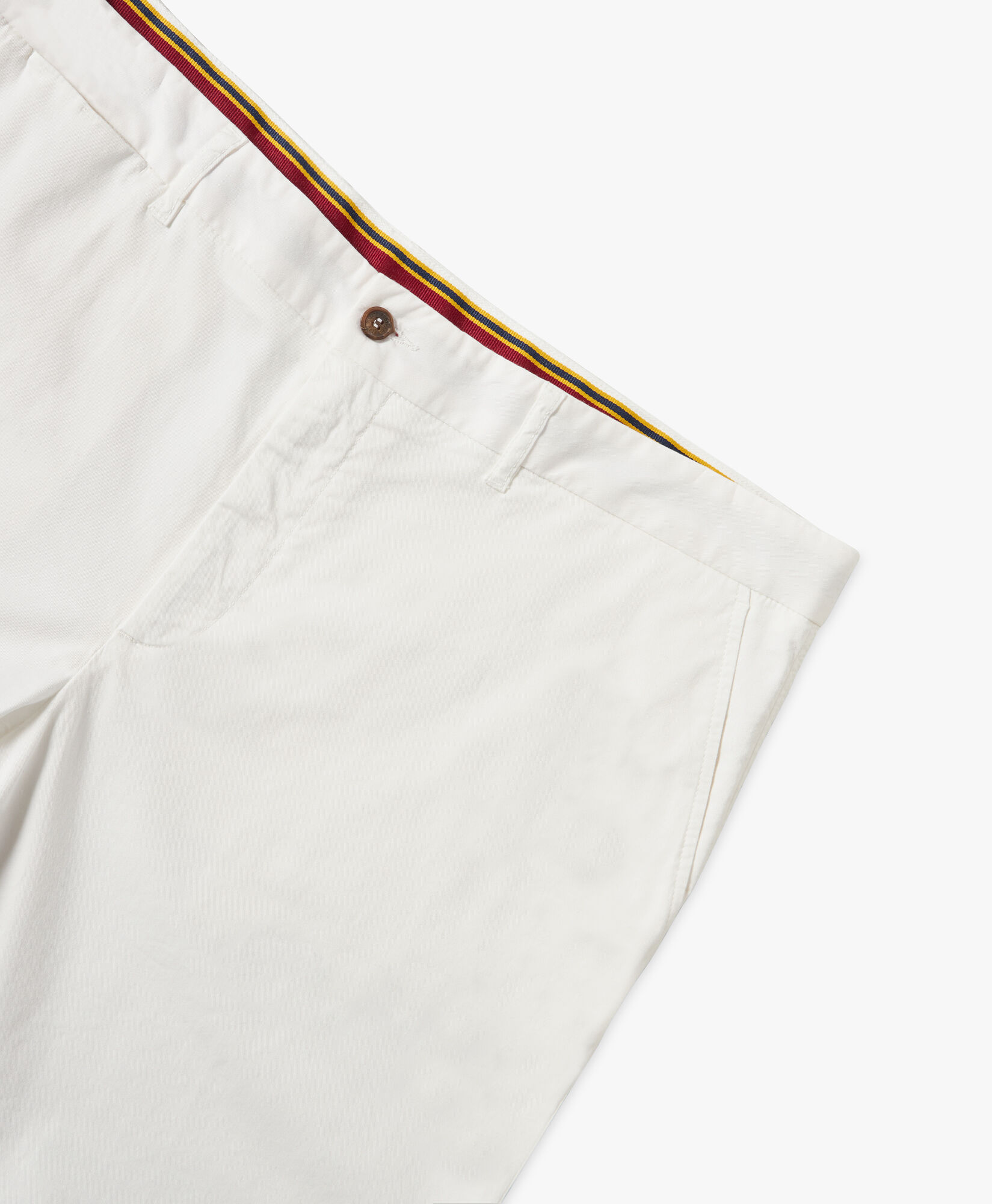 Brooks Brothers Stretch Cotton Gabardine Bermuda Shorts White CPBER007COBSP002WHITP001