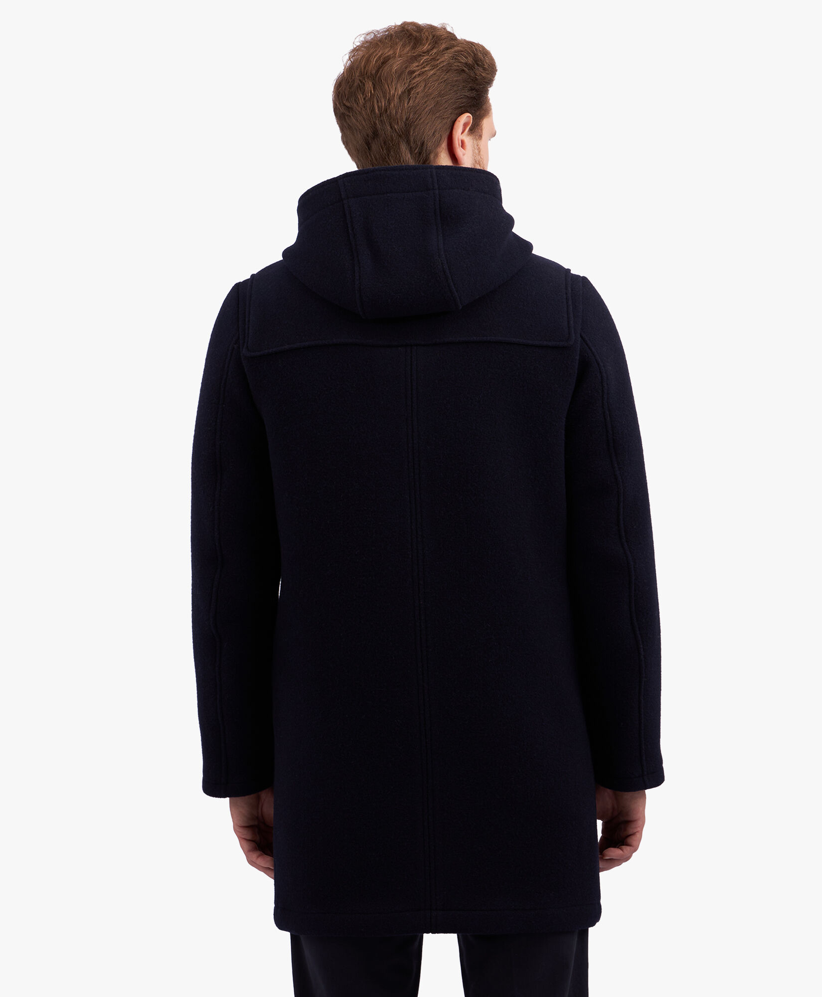Navy Wool Duffel Coat in Navy for Men Brooks Brothers EU