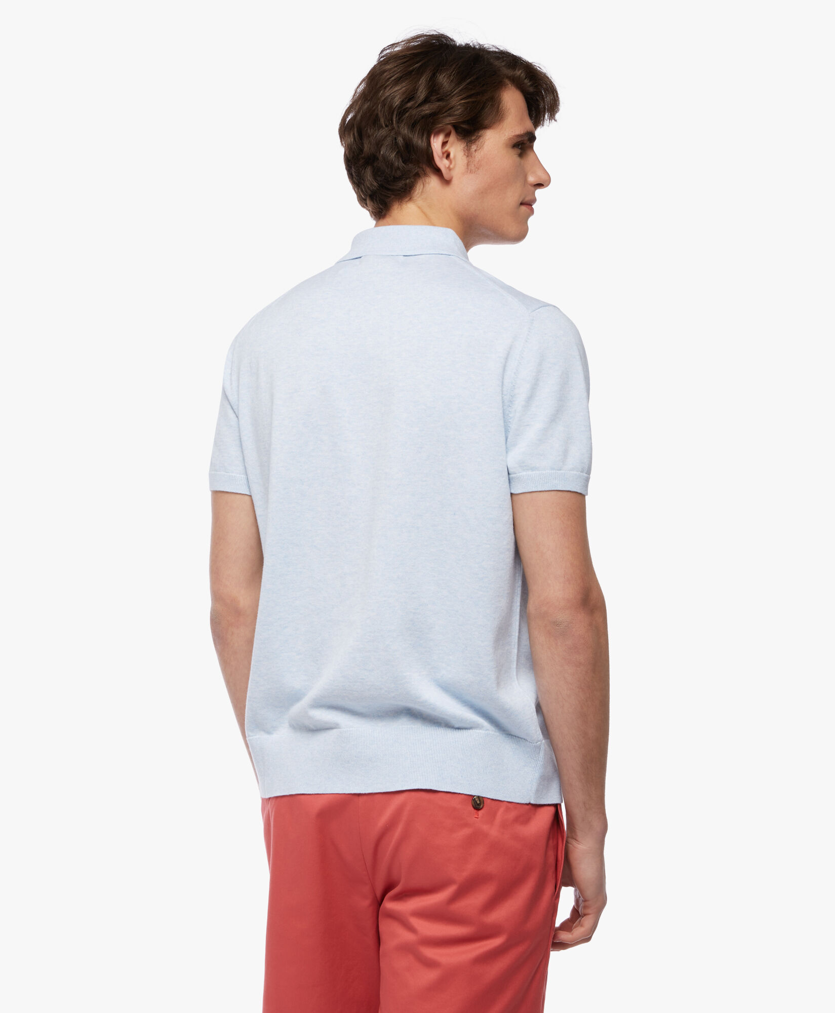 Sweater polo short sleeve top