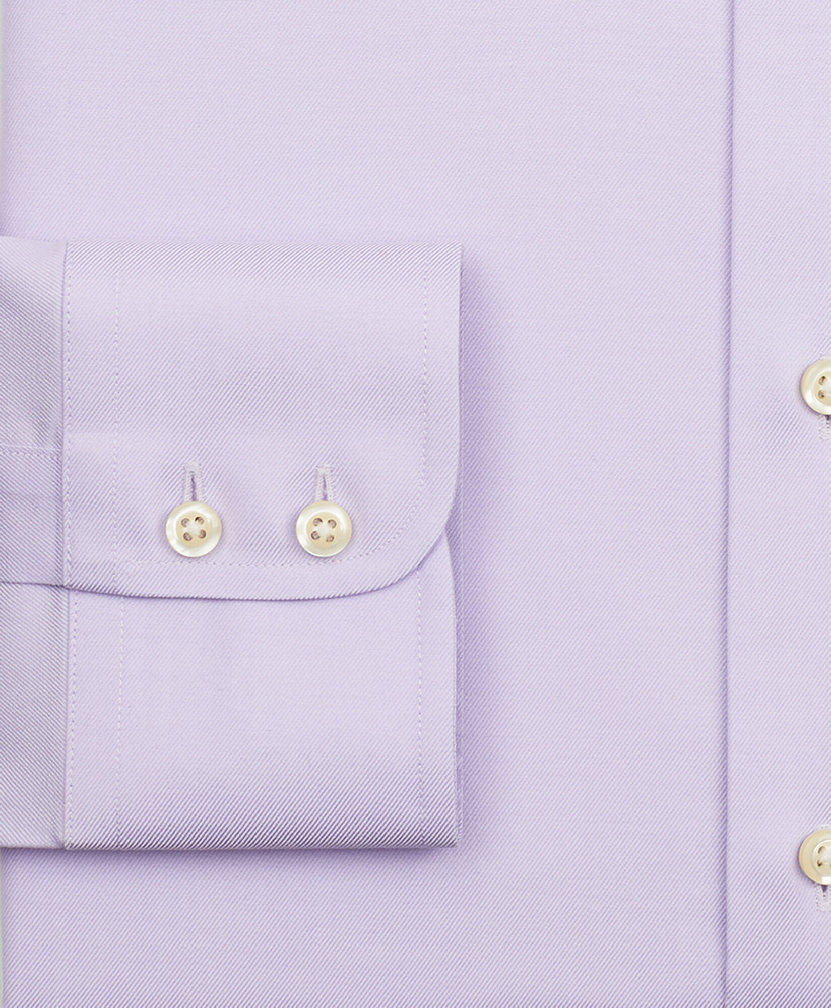 Brooks Brothers Slim Fit Non-Iron Stretch Twill Supima Shirt with Ainsley Collar Lavander 1000095235US100199816