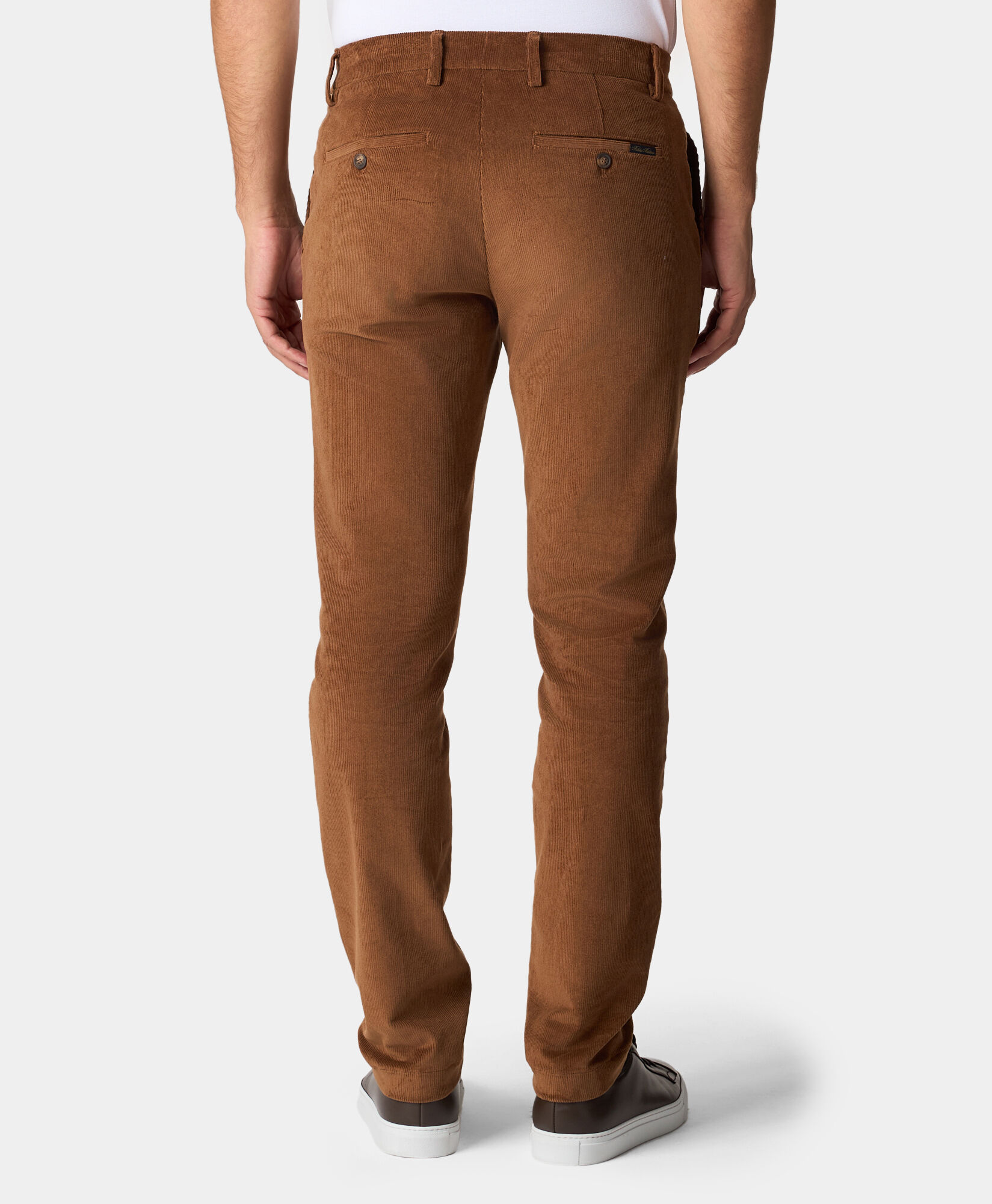 Slim Fit Cotton Corduroy Chinos in Khaki for Men Brooks Brothers UK