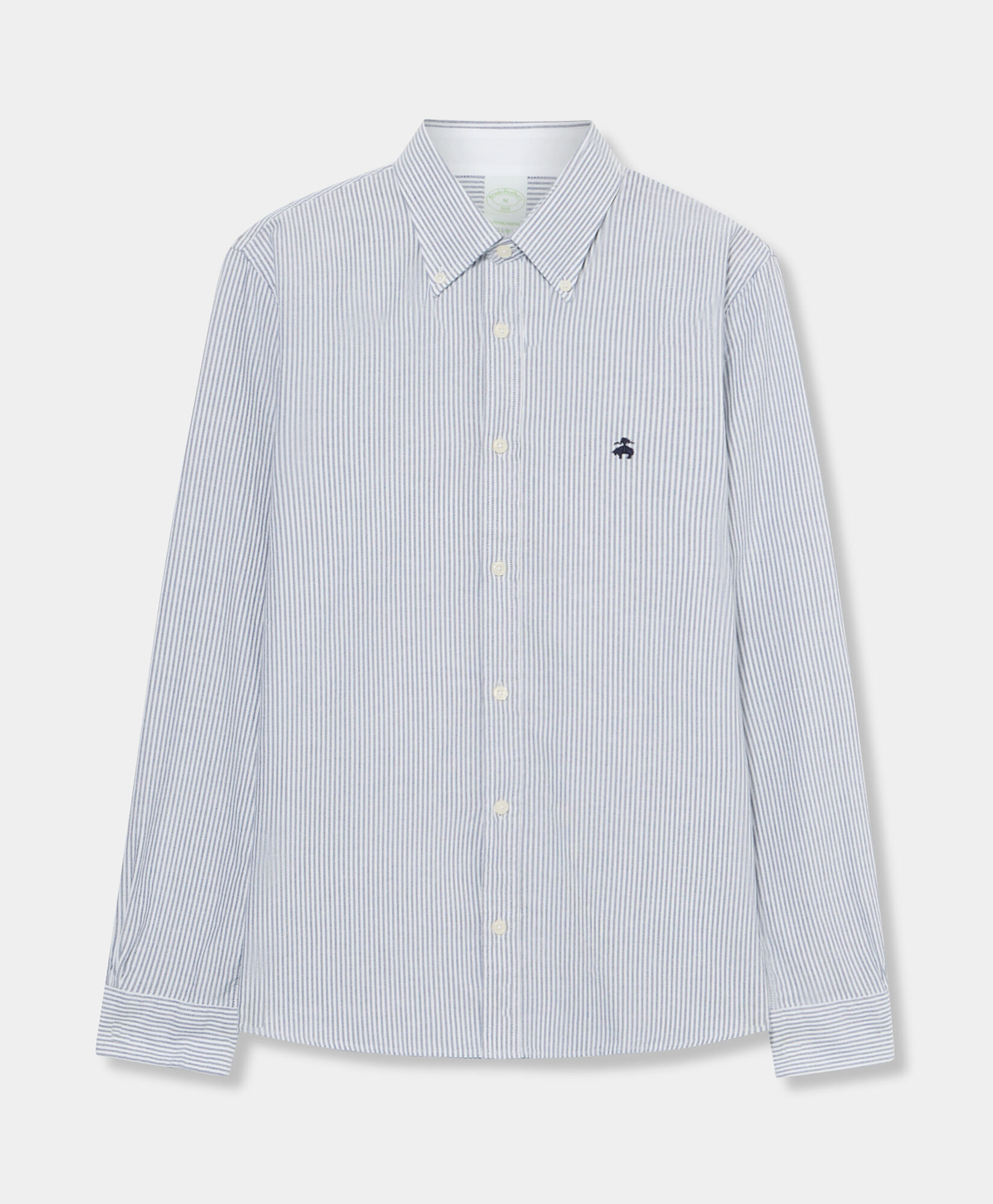 Brooks Brothers Slim Fit Oxford Shirt with Button Down Collar Navy CSHBD025COPCO001NAVYF001