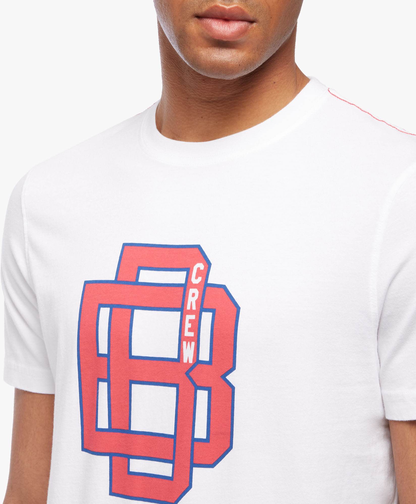 Brooks Brothers Graphic T Shirt in Open White for Men Brooks Brothers EU