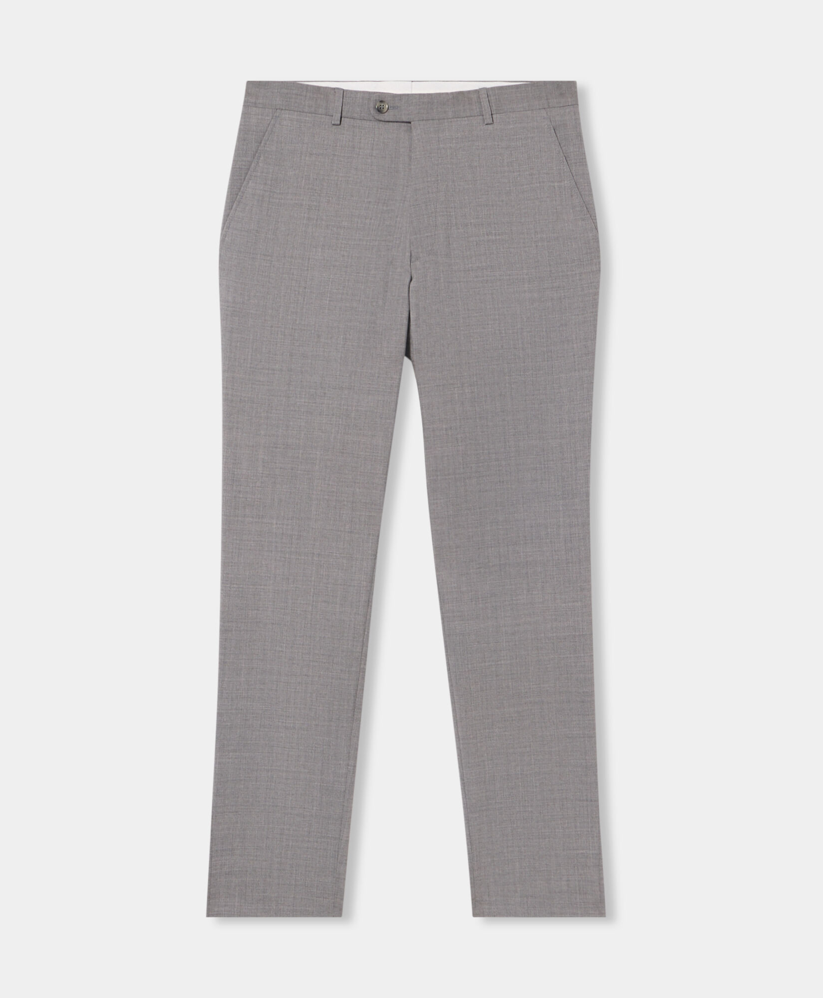 Brooks Brothers Virgin Wool Trousers Light Grey DTROU023WVPWV003LTGRP001