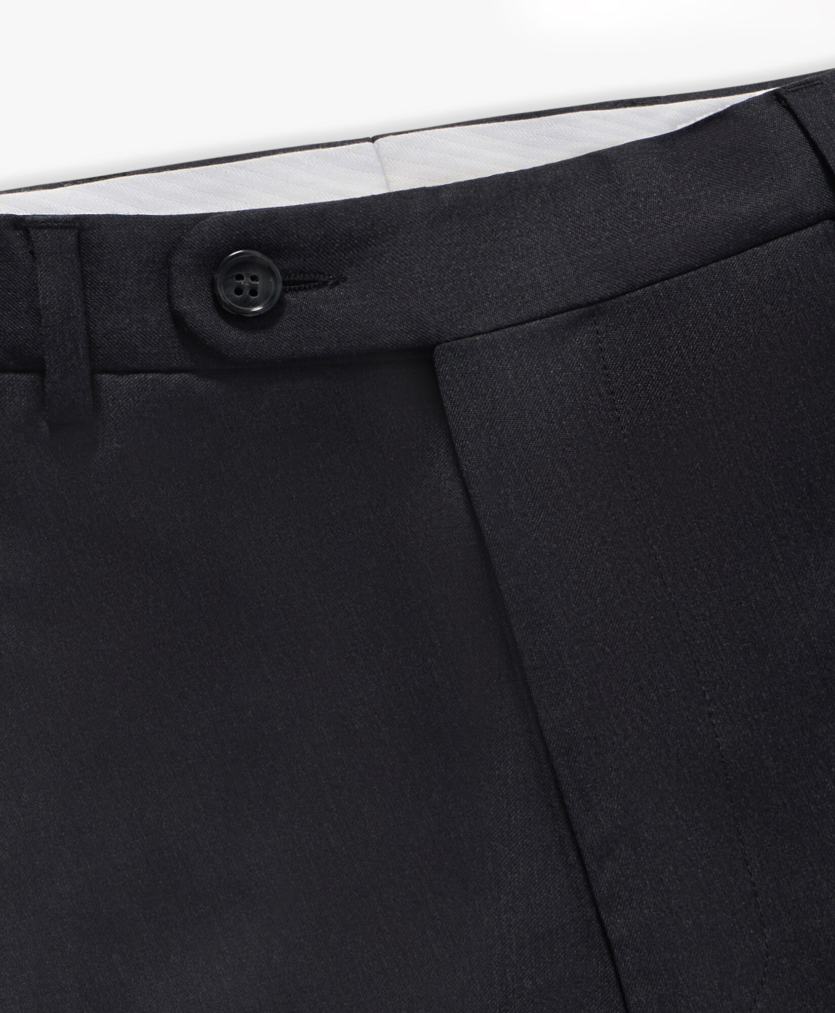 Brooks Brothers Virgin Wool Trousers Dark Grey DTROU012WVPWV003DKGRP001