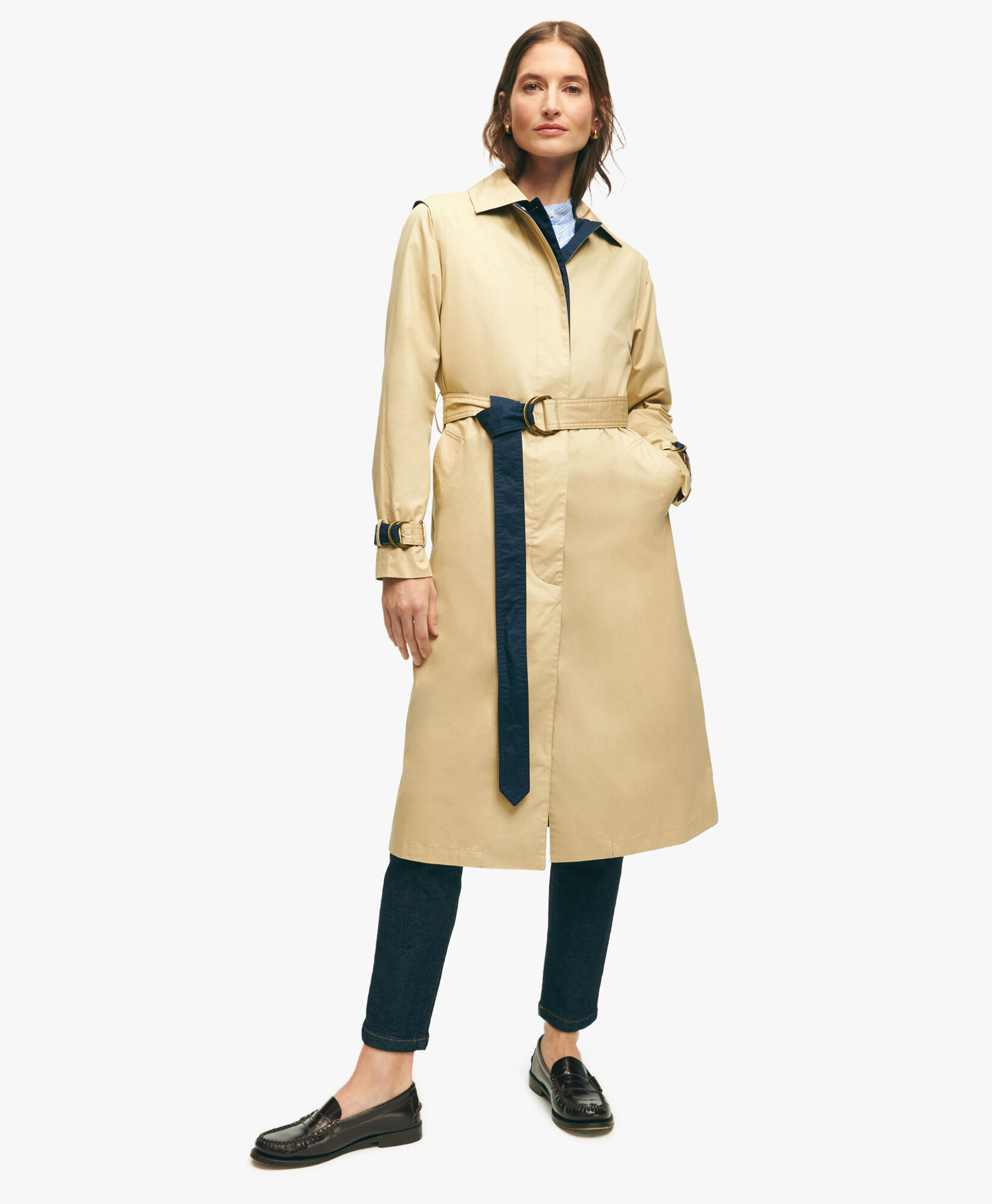 Water Repellent Cotton Trench Coat
