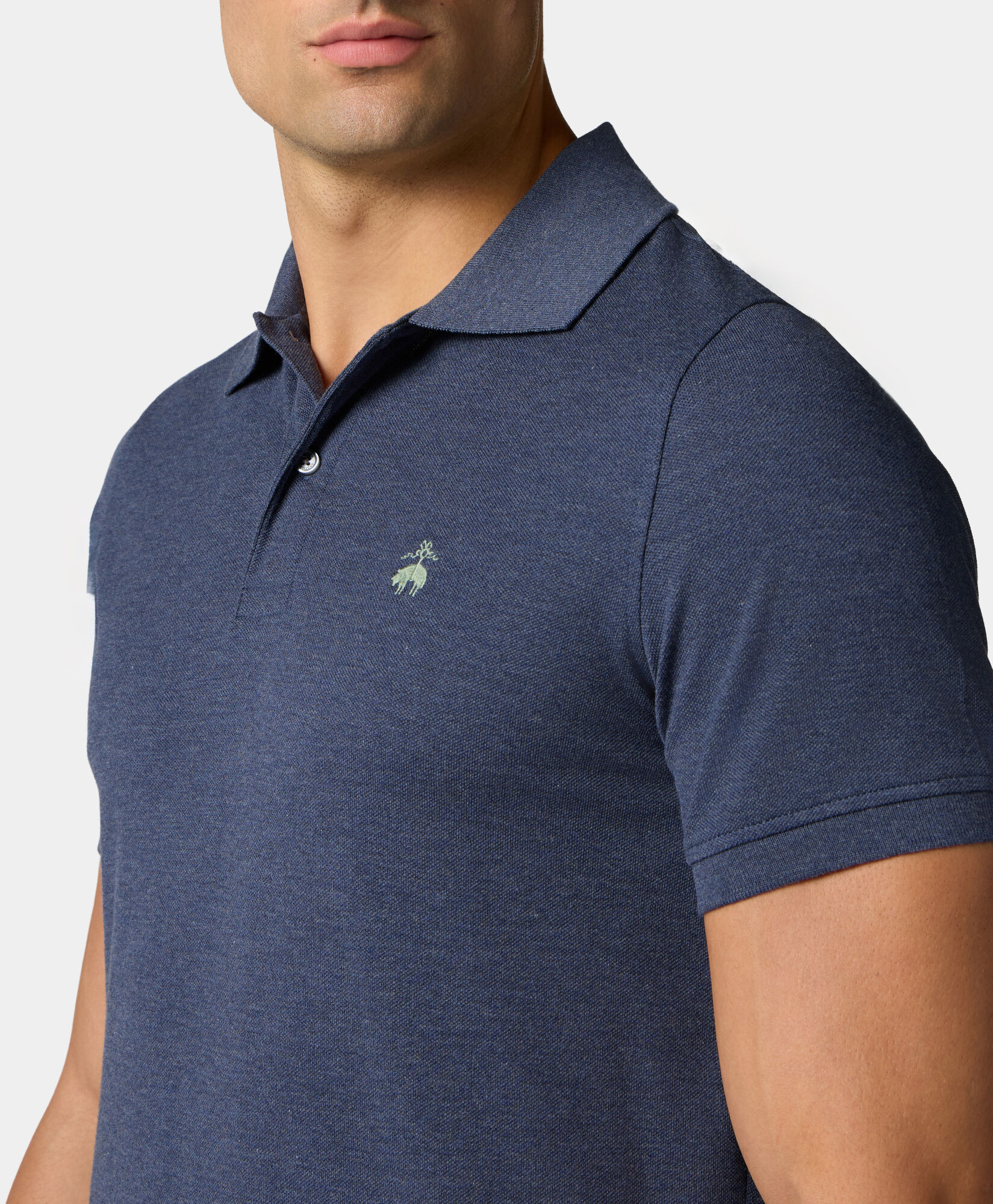 Brooks Brothers Golden Fleece Stretch Cotton Pique Polo Navy 1000090710US100219104