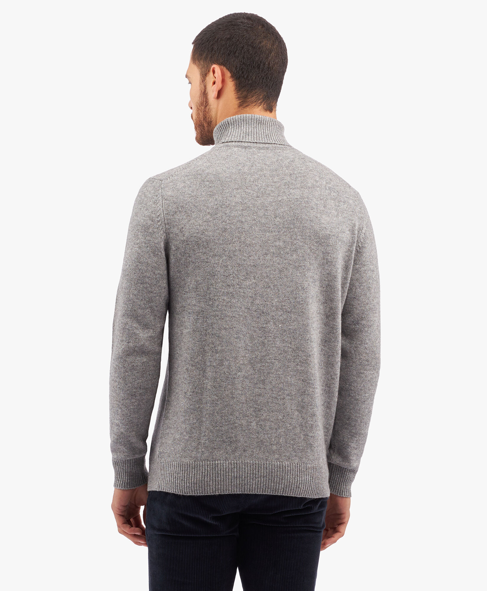 Light grey clearance turtleneck sweater