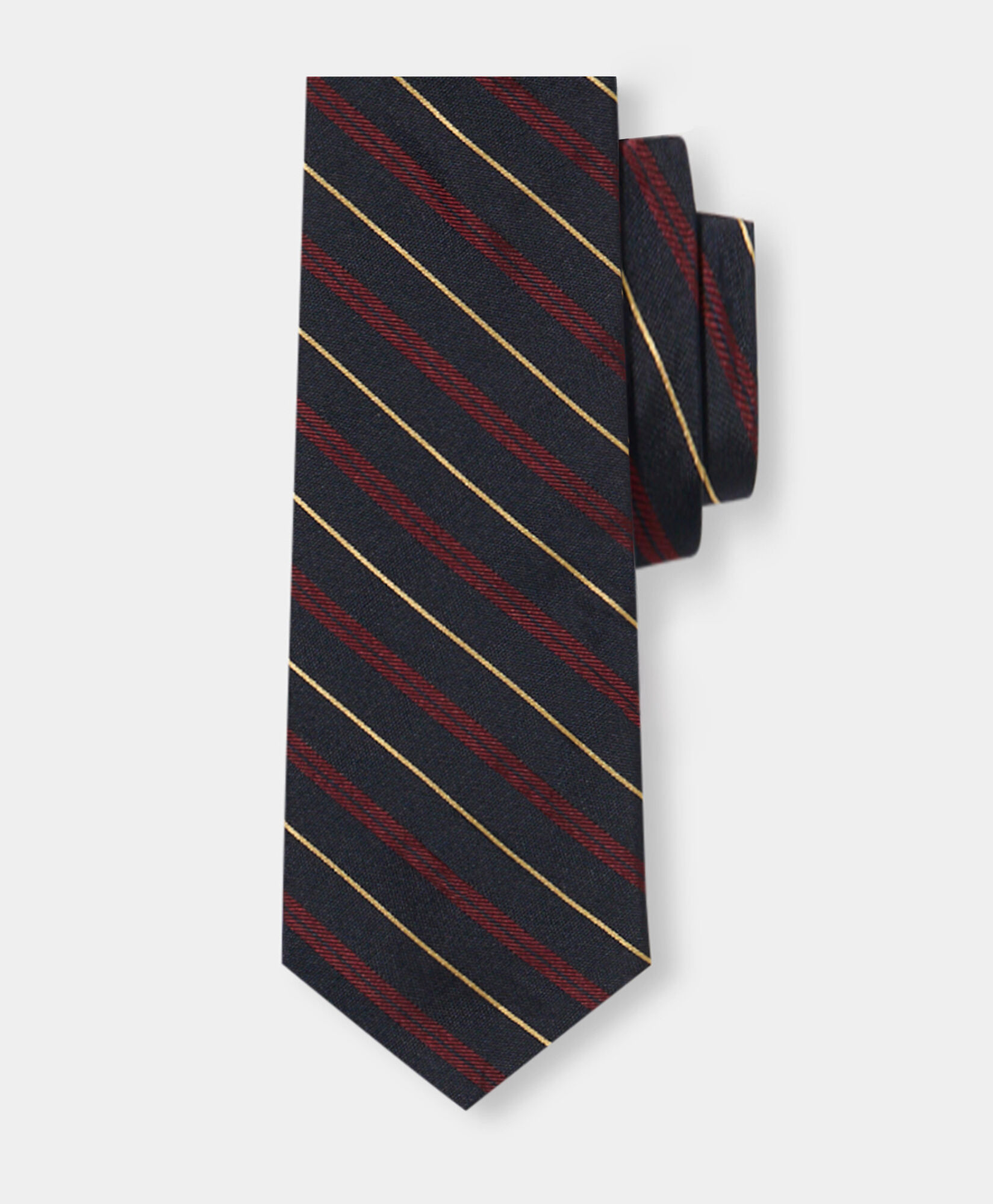 Brooks Brothers Regimental Silk Tie Navy ACNEK122SEPSE001NAVYF001