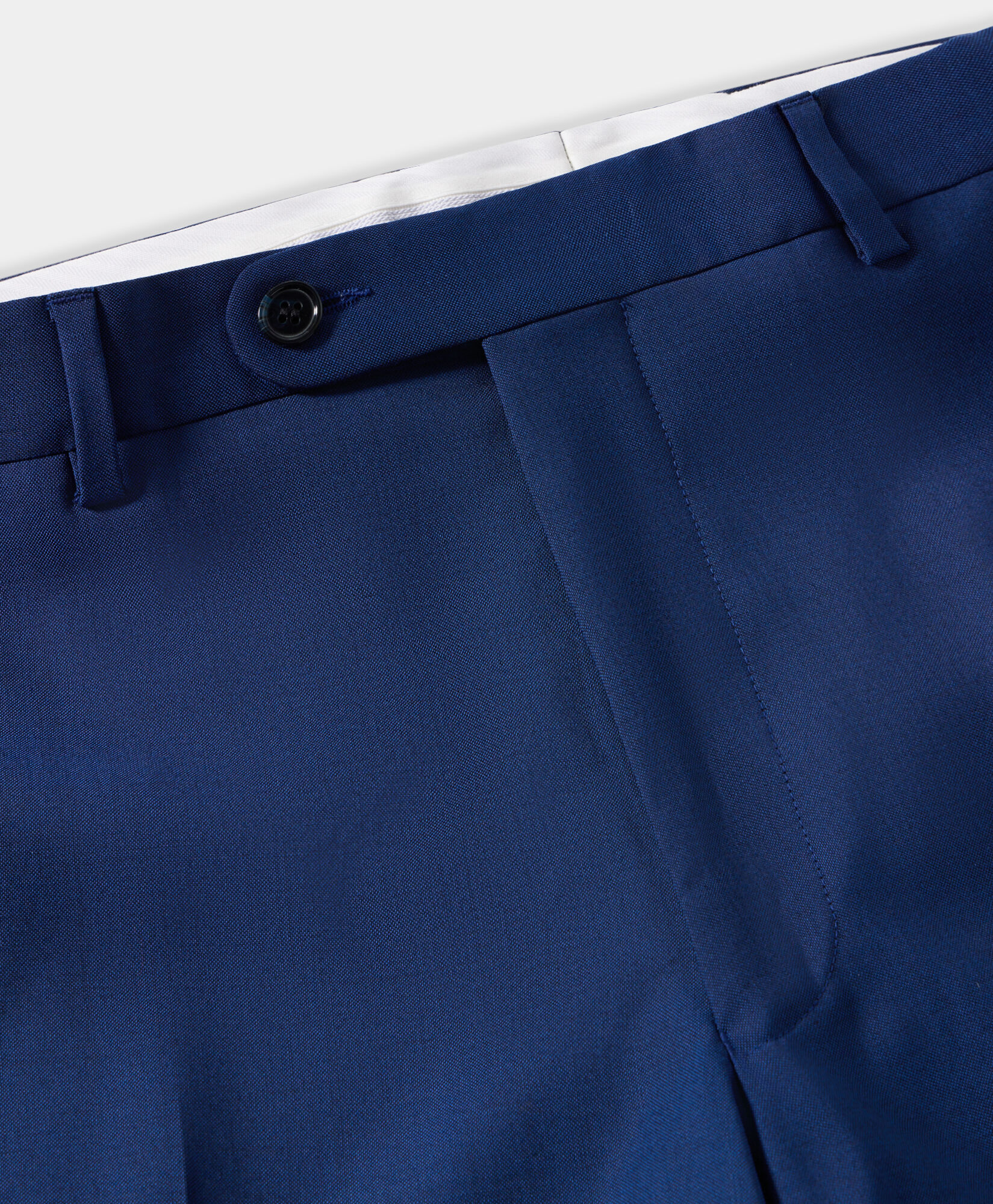Brooks Brothers Virgin Wool Trousers Royal Blue DTROU023WVPWV003RBLUP001