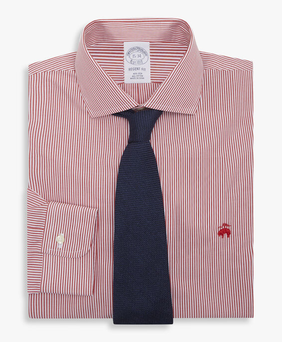 Brooks Brothers Regent Fit Non-Iron Anzughemd mit Kent-Kragen Rot 1000097068US100204301