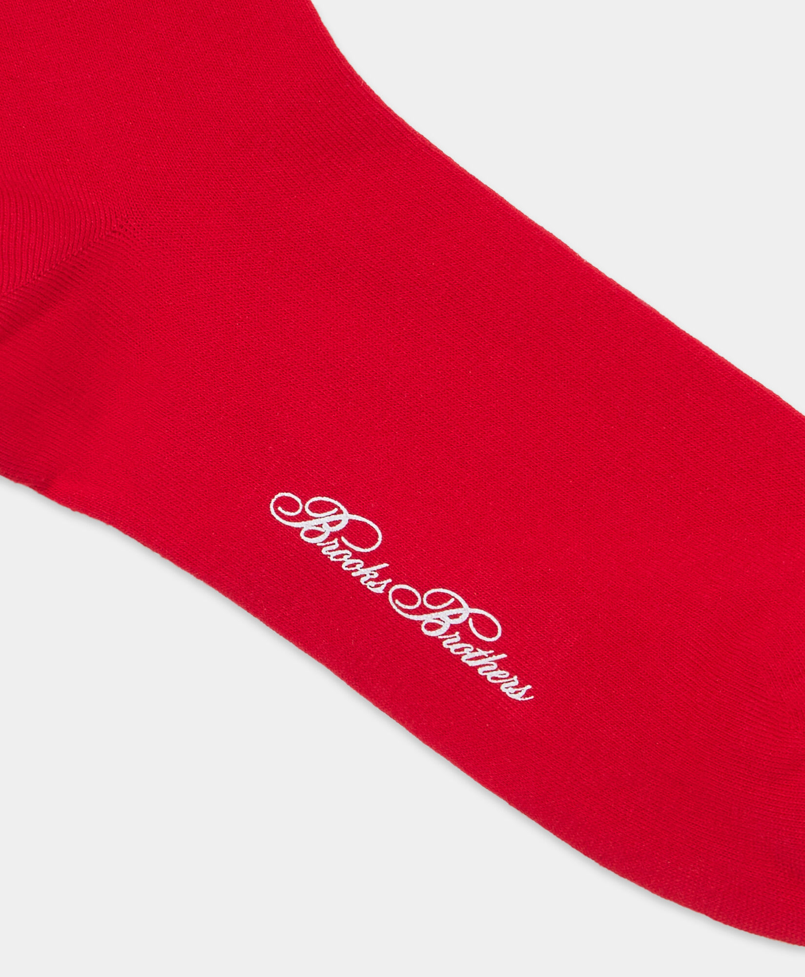 Brooks Brothers Mid-Calf Cotton Socks Red MXAC90003KN10253008P