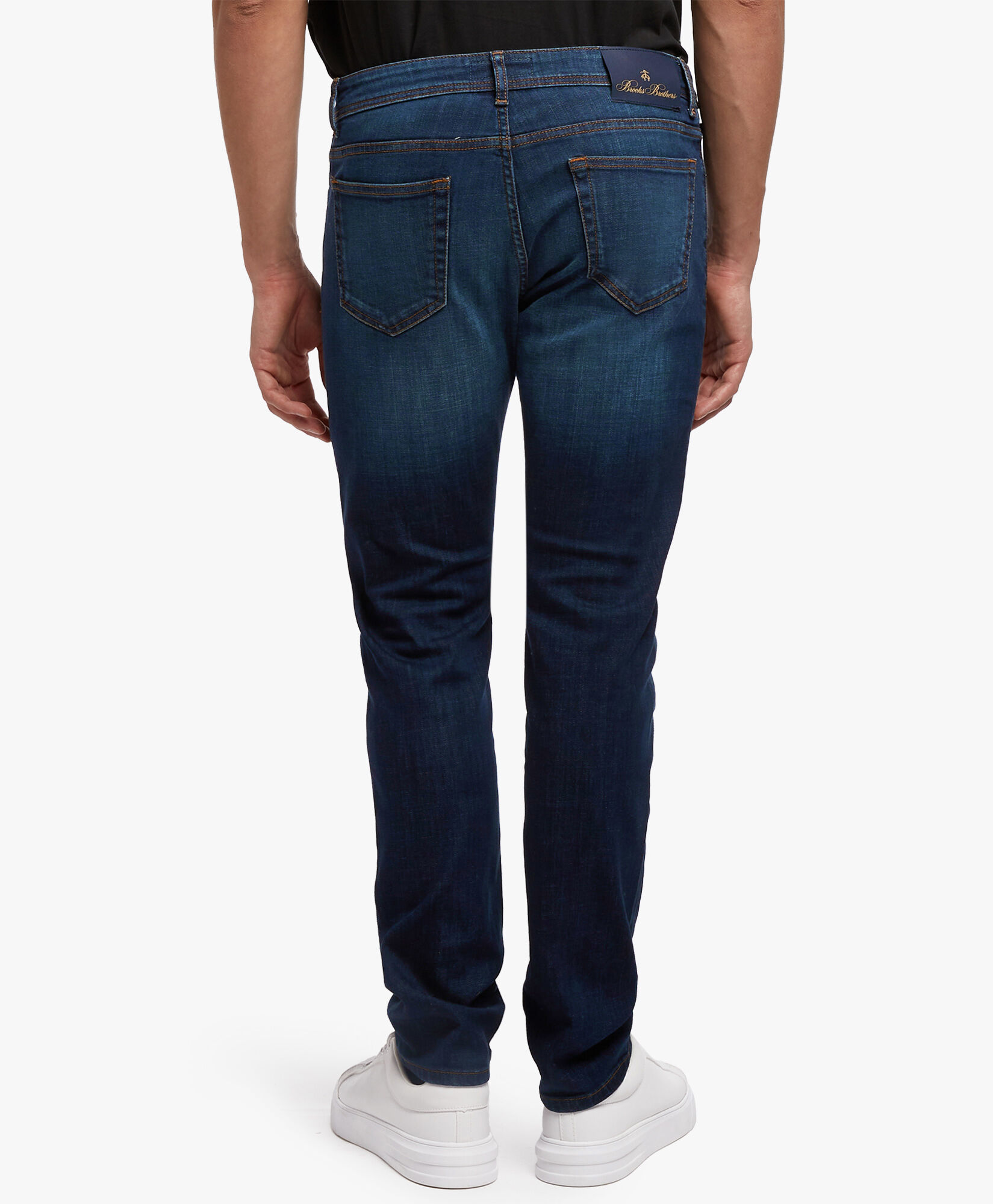 Indigo 5 Pocket Jeans in Blue Med Brooks Brothers EU