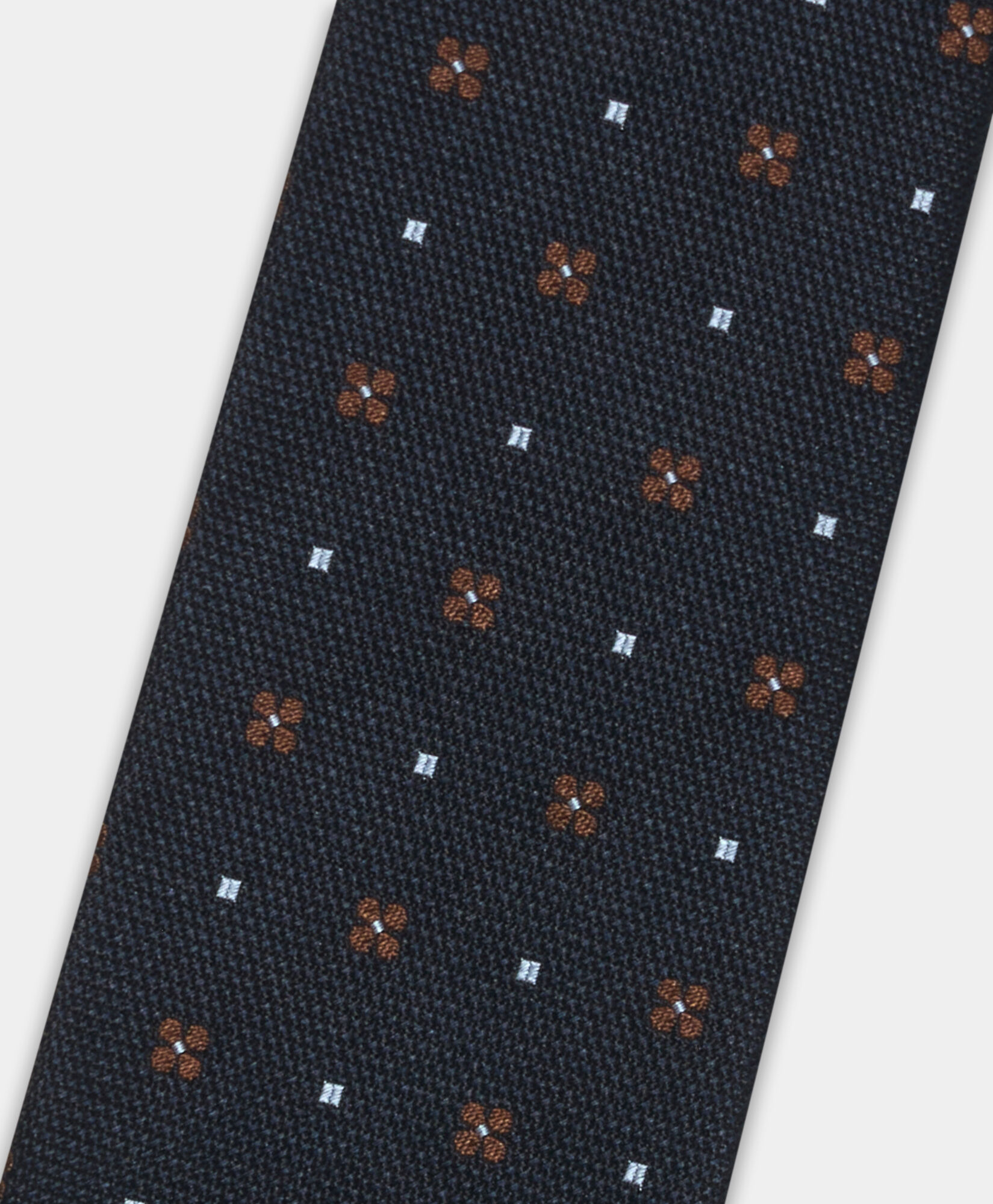 Brooks Brothers Micro Effect Silk Tie Navy ACNEK140SEPSE001NAVYF001