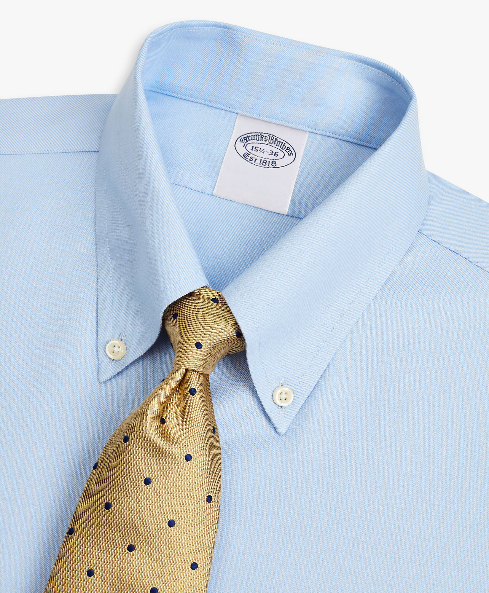 Brooks brothers blue dress new arrivals