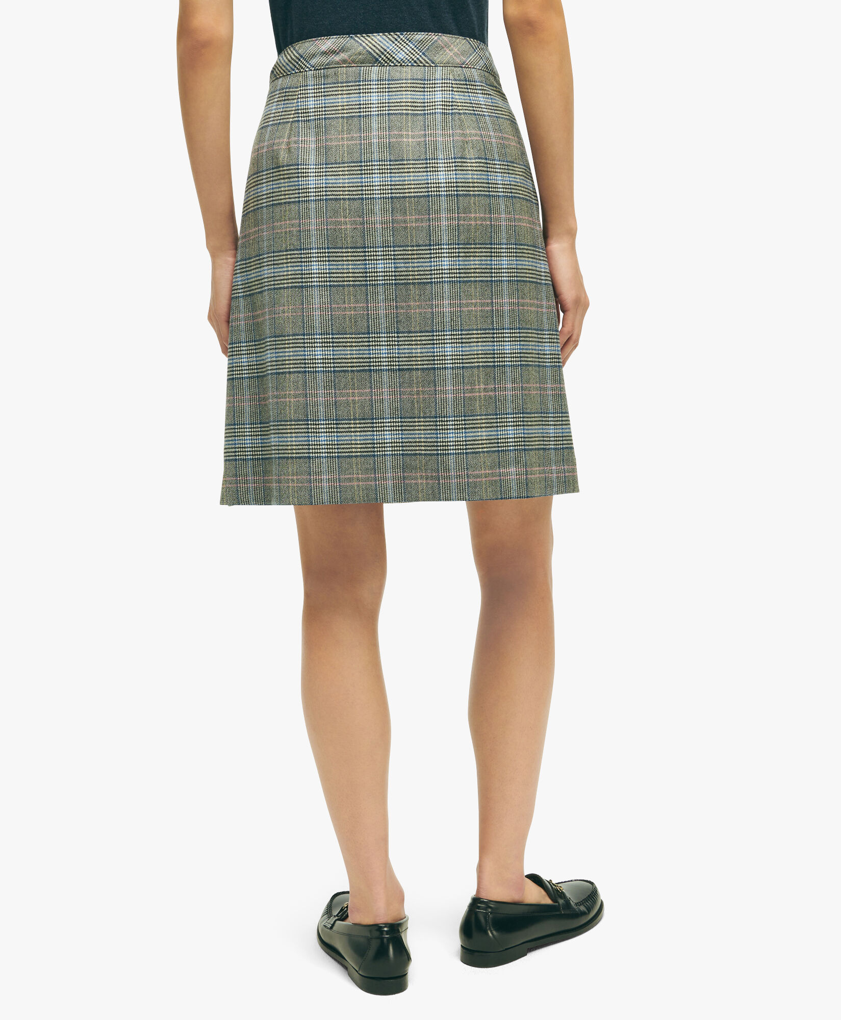 Glen plaid pencil skirt online