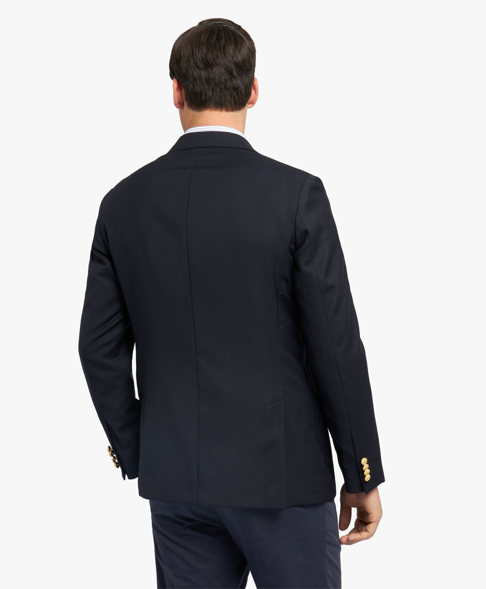 Navy Virgin Wool Blazer in Navy for Men Brooks Brothers UK
