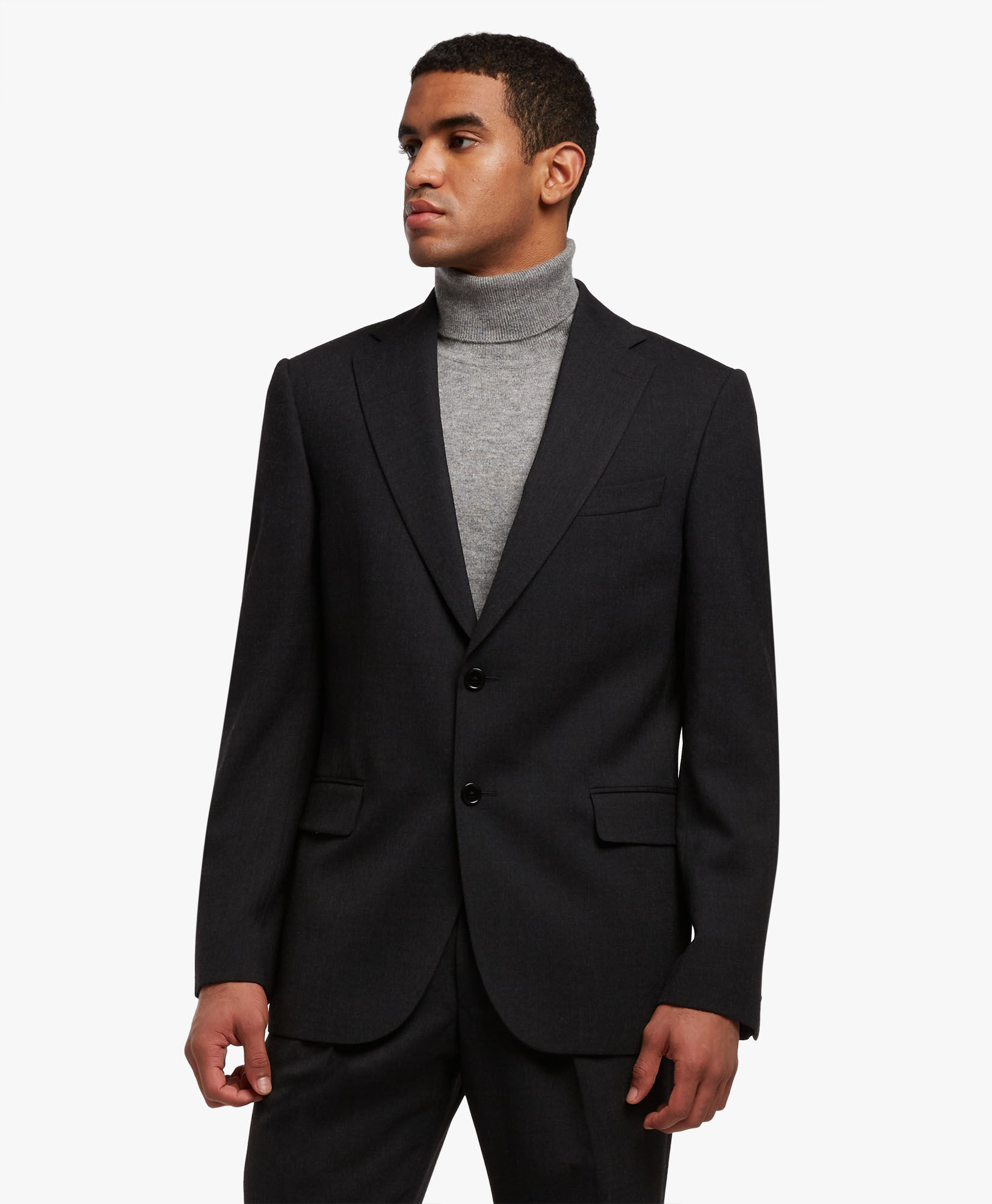 Grey wool blend suit new arrivals