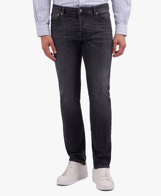 Brooks Brothers Jeans aus Stretch-Baumwolle in Mittelgrau Mittelgrau CPFPK017COBSP002MDGRP001