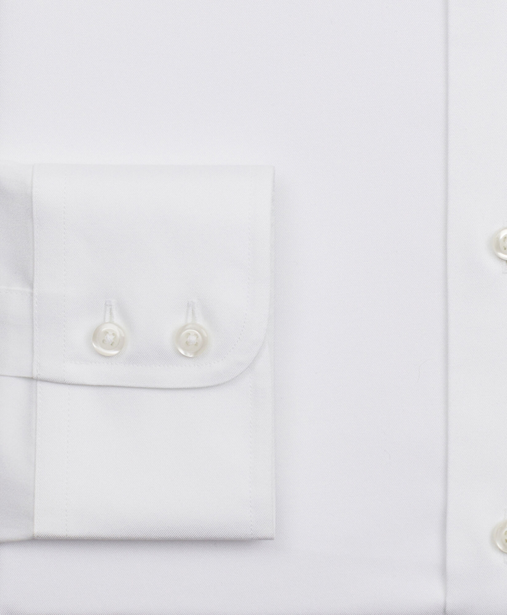 Brooks Brothers Slim Fit Non-Iron Stretch Supima Cotton Twill Shirt with Button Down Collar White 1000096432US100201344