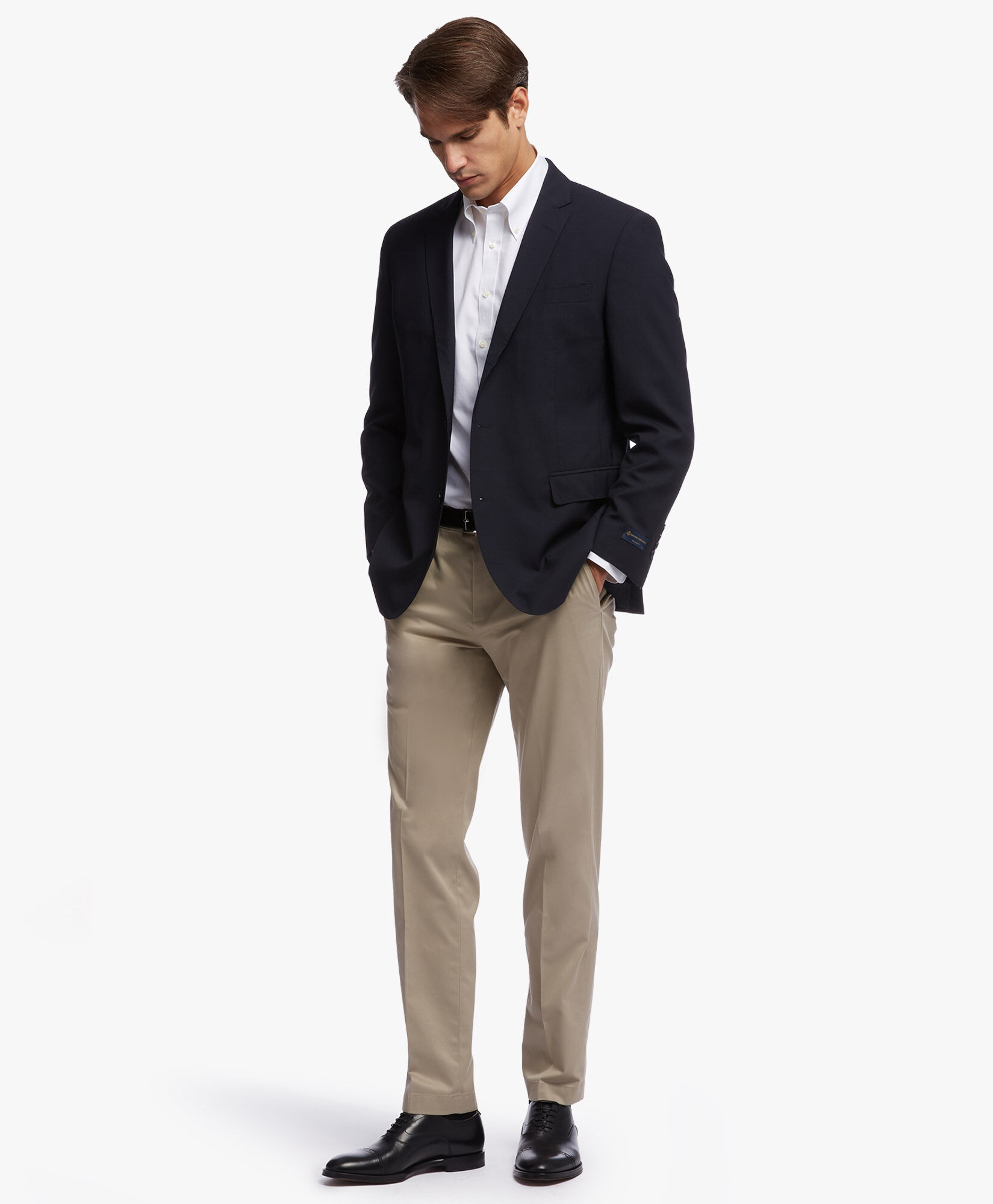 Milano Slim fit Non iron Dress Shirt Pinpoint Button Down Collar