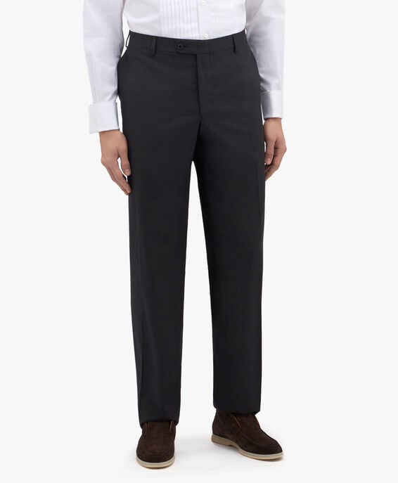 Brooks Brothers Pantalón gris oscuro de lana virgen elástica Gris oscuro DTROU011WVBSP001DKGRP001