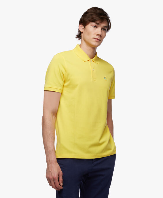 Brooks Brothers Polo Golden Fleece fit Original in cotone stretch Supima Giallo 1000091580US100199783