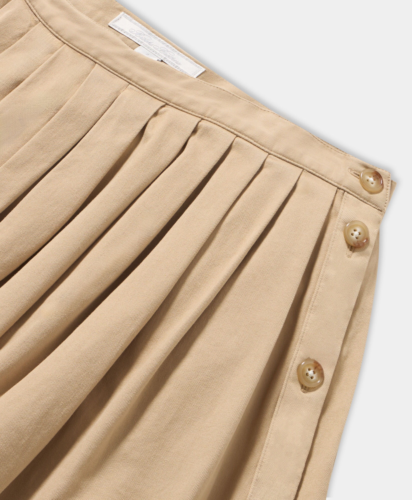Button down gold skirt shop